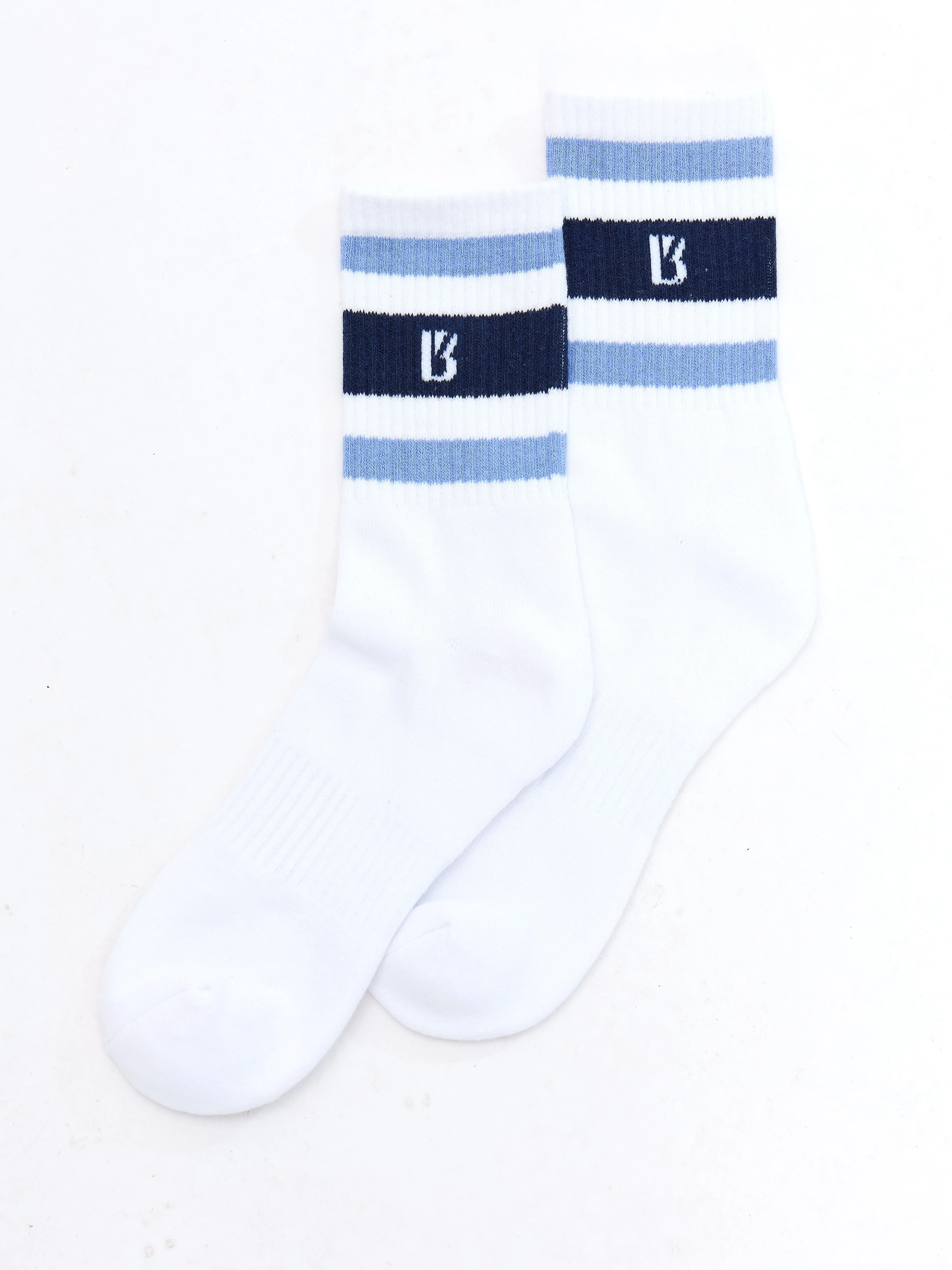3 Pack Half Crew Stripe Sock - Story Stripe - Image 3