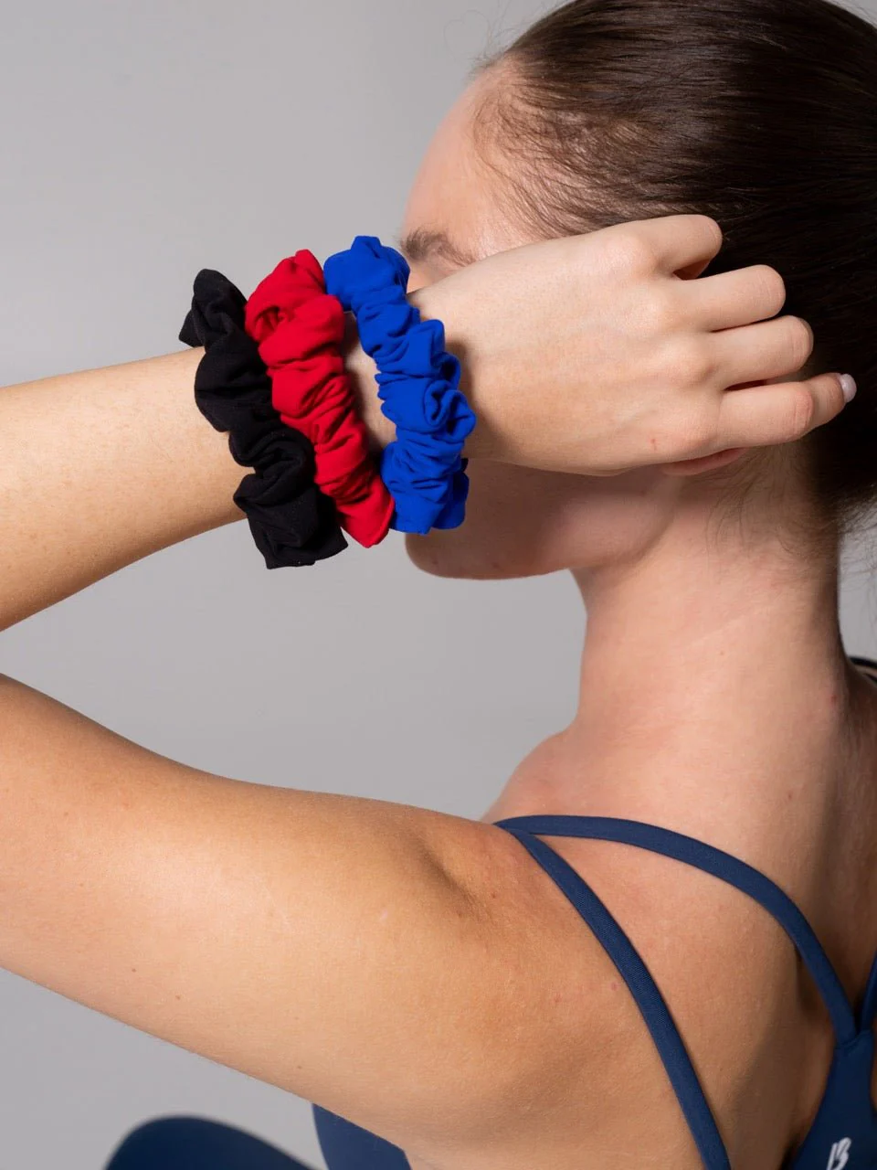 3 Pack Micro Nubre Scrunchie - Essential Neutrals - Image 2