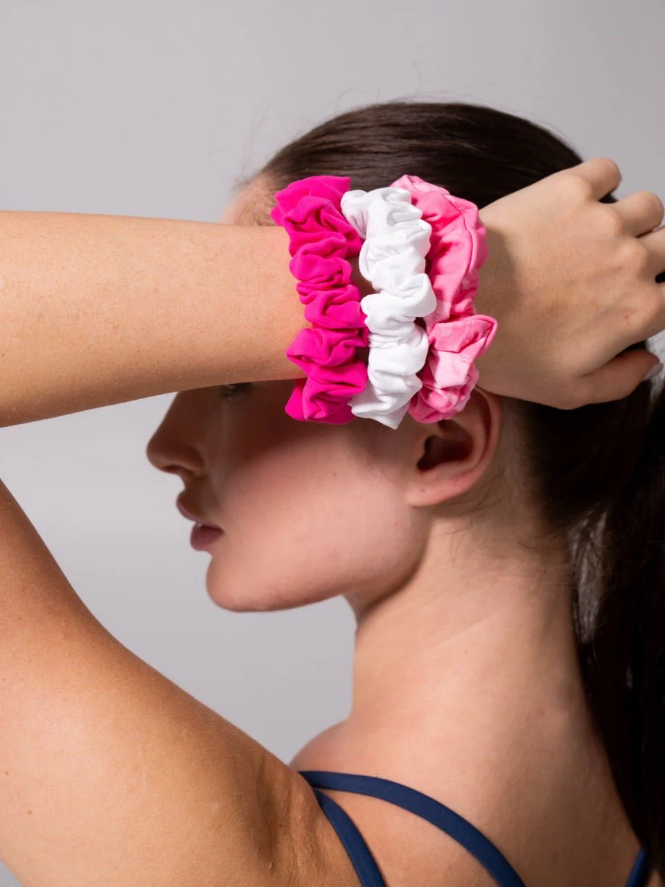 3 Pack Micro Nubre Scrunchie - Essential Brights - Image 2