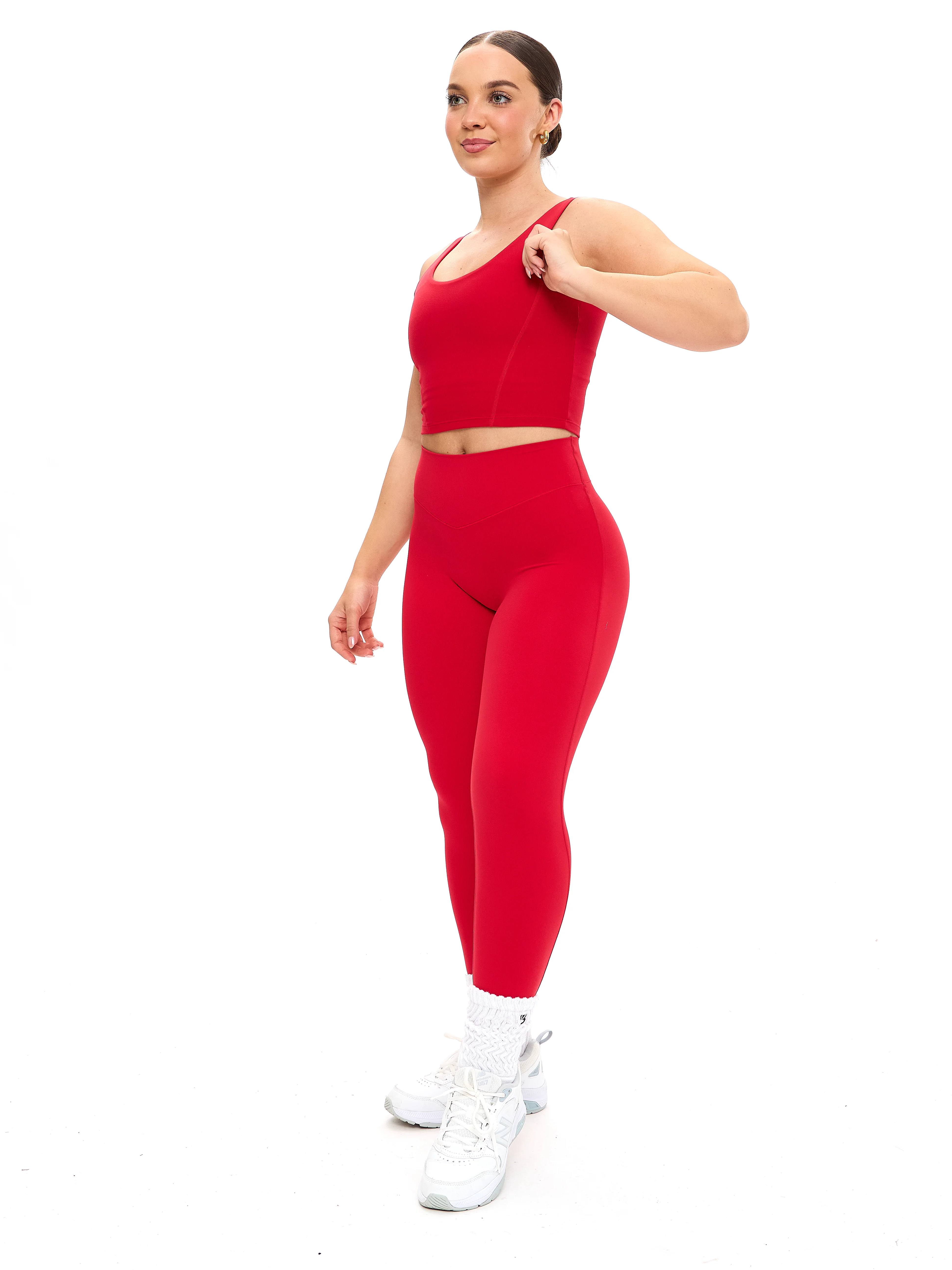 Aggressive Scrunch Legging - Lipstick Red - Image 3