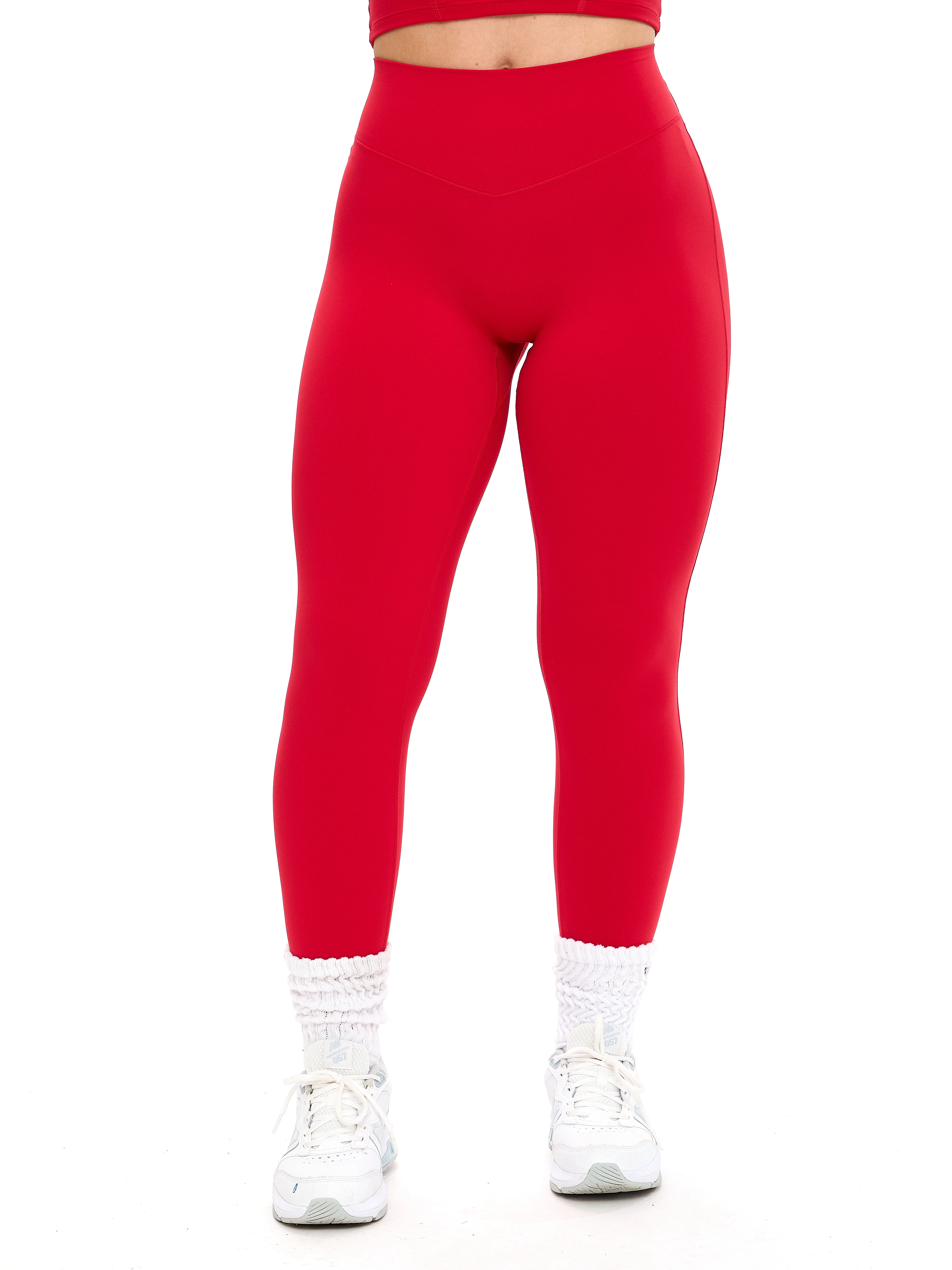 Aggressive Scrunch Legging - Lipstick Red - Image 4