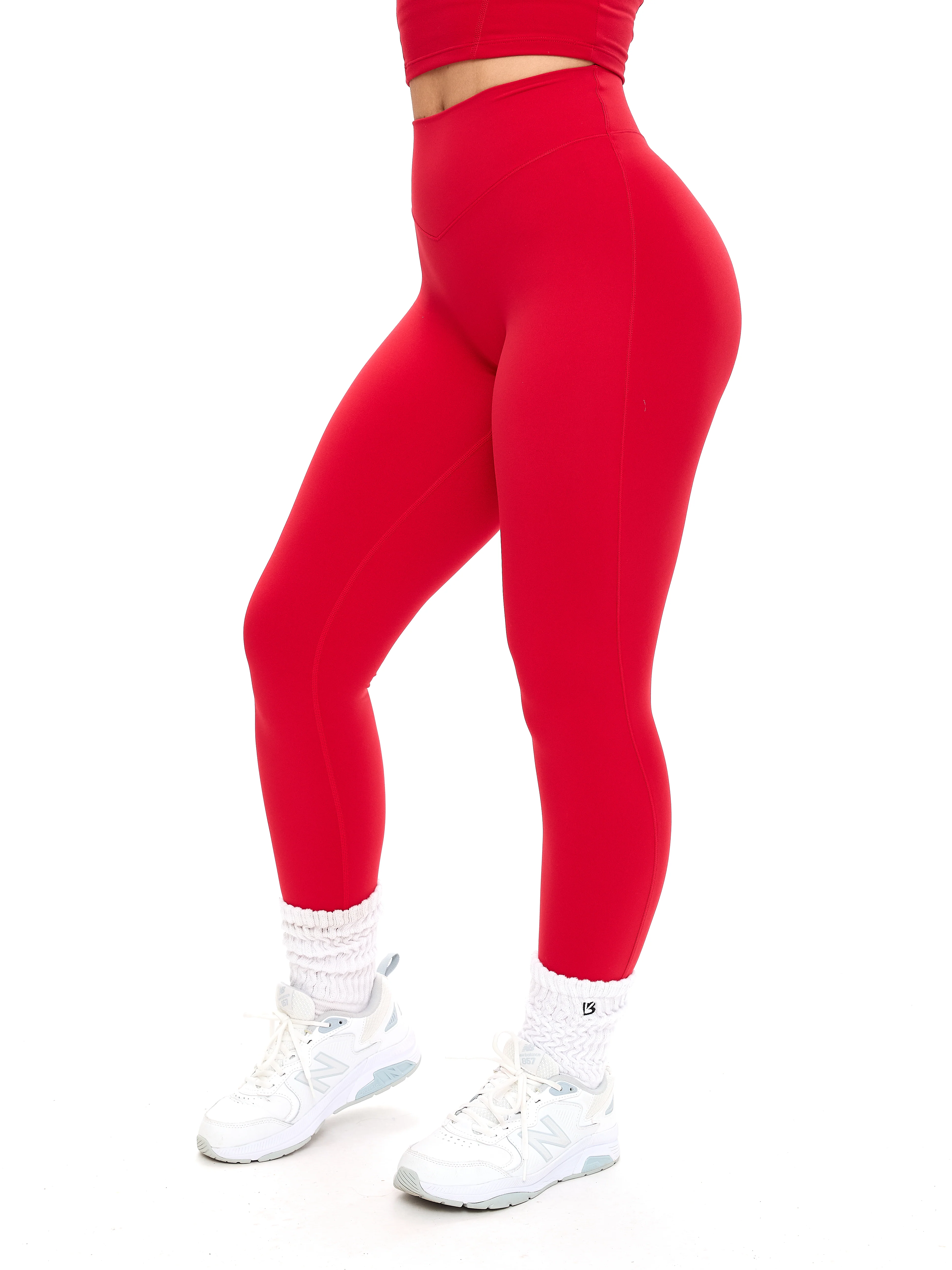 Aggressive Scrunch Legging - Lipstick Red - Image 6