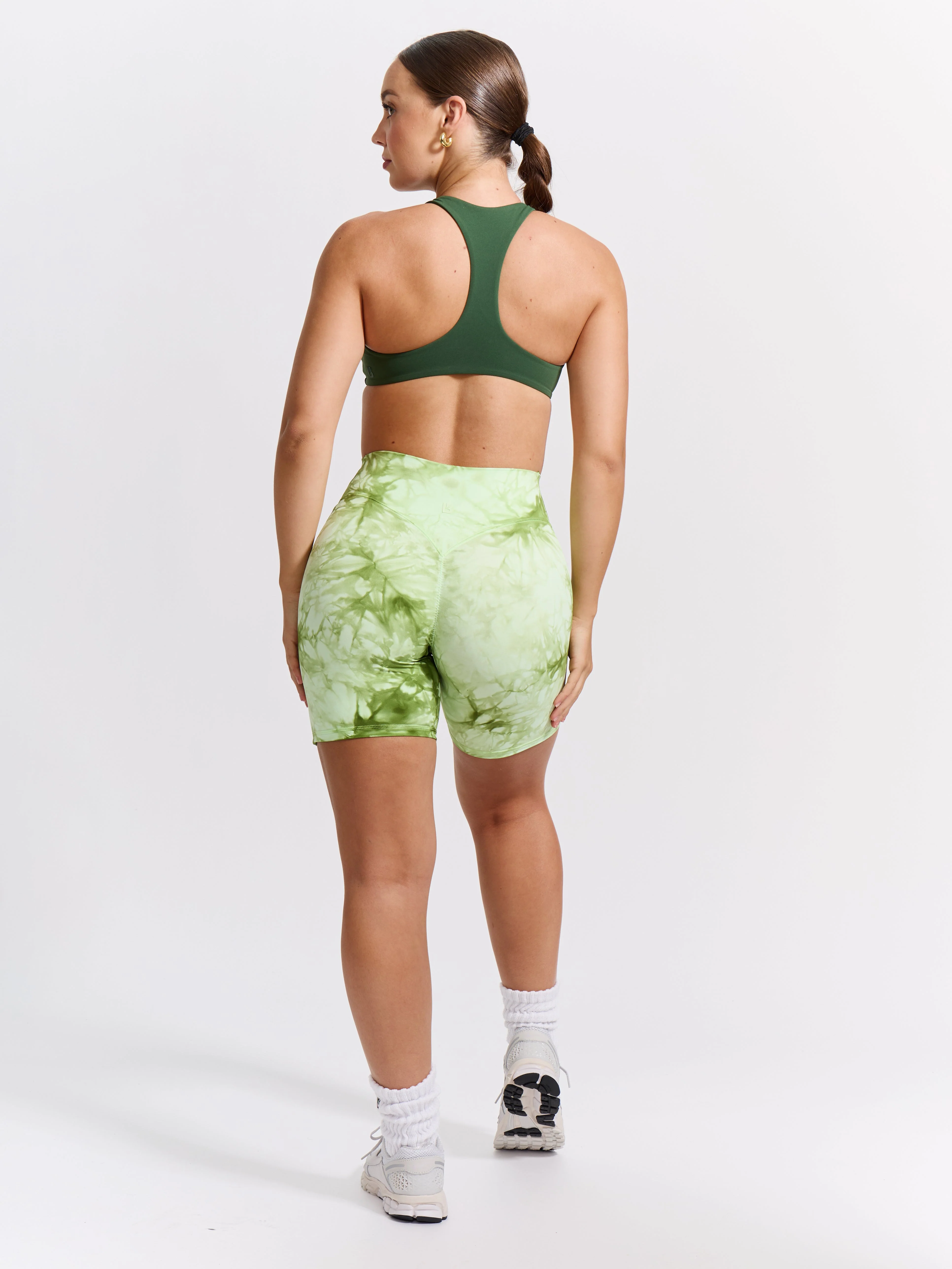 Aggressive Scrunch Short 7" - Honeydew Tie Dye - Image 2