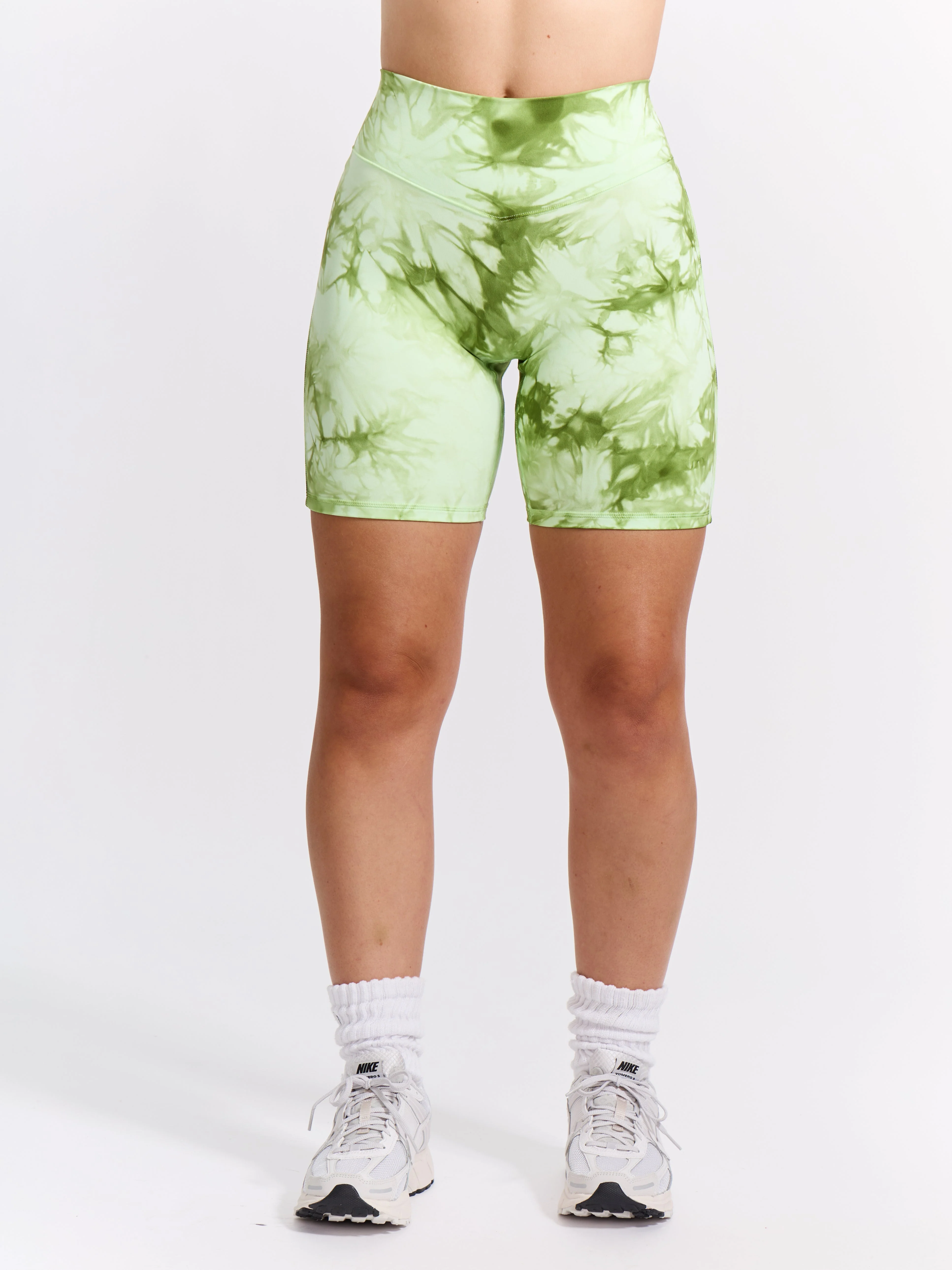 Aggressive Scrunch Short 7" - Honeydew Tie Dye - Image 4