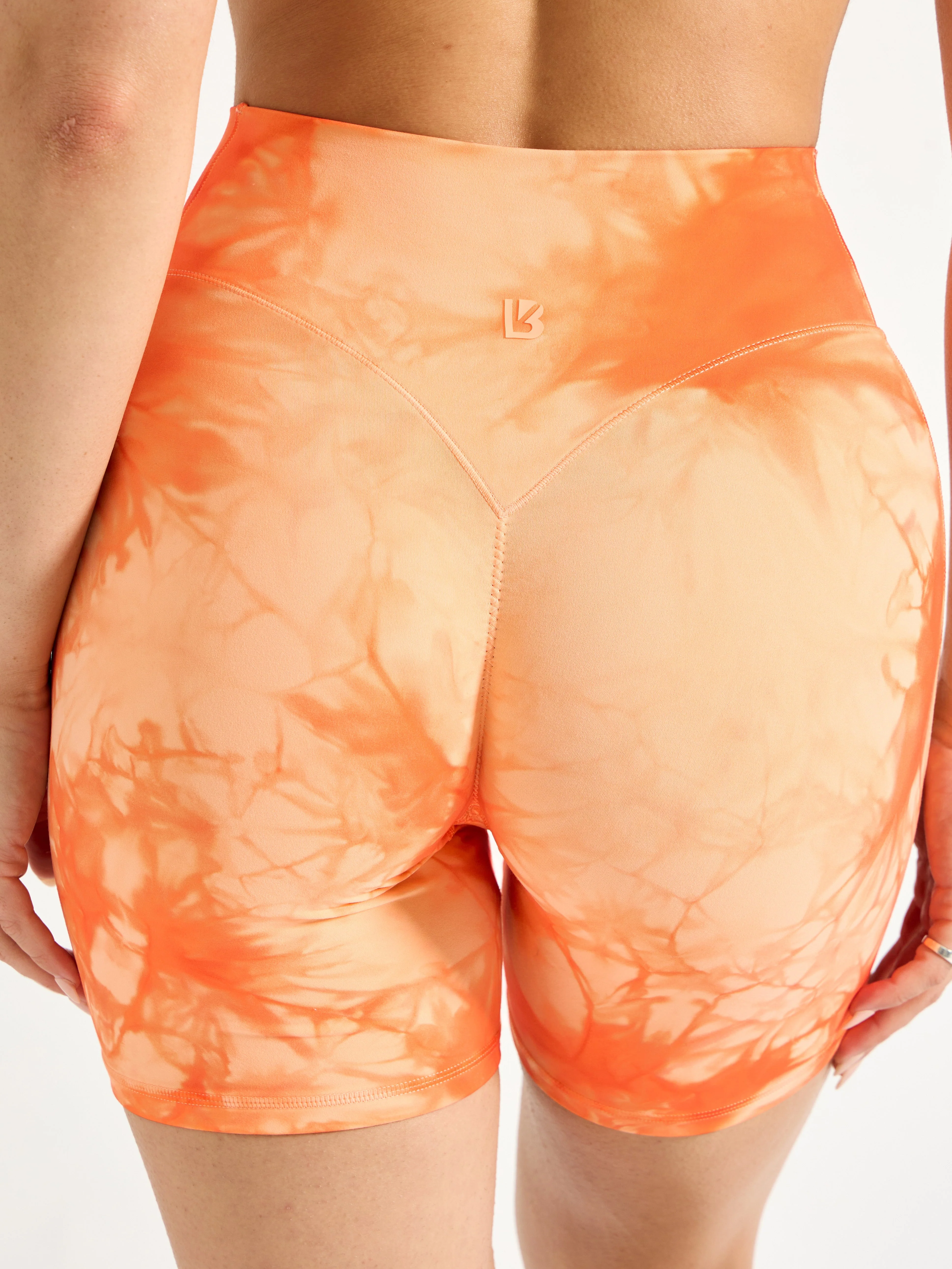Aggressive Scrunch Short 7" - Peach Rings Tie Dye - Image 7