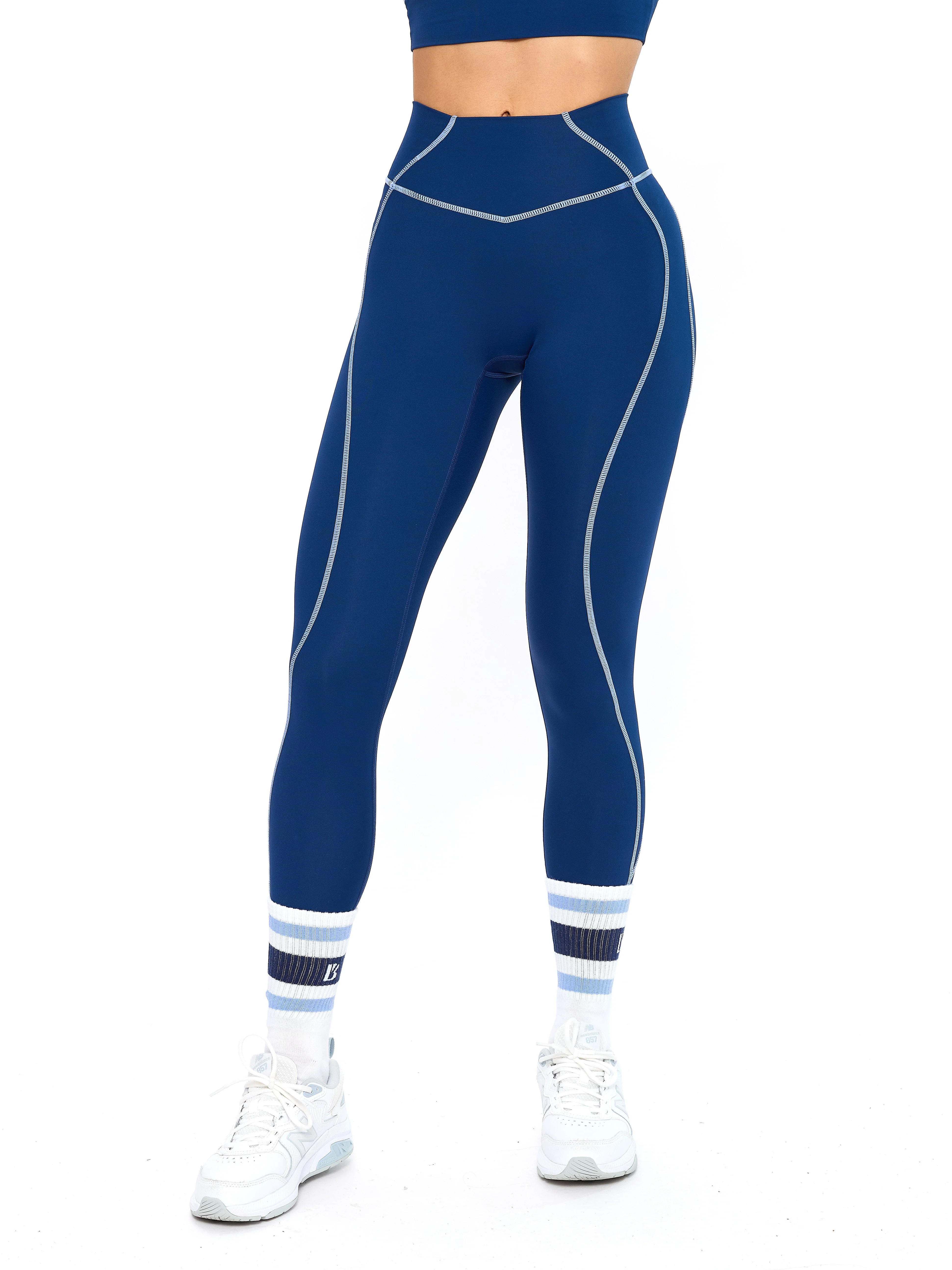 Airbrush Hourglass Legging - Indigo Shadow - Image 3