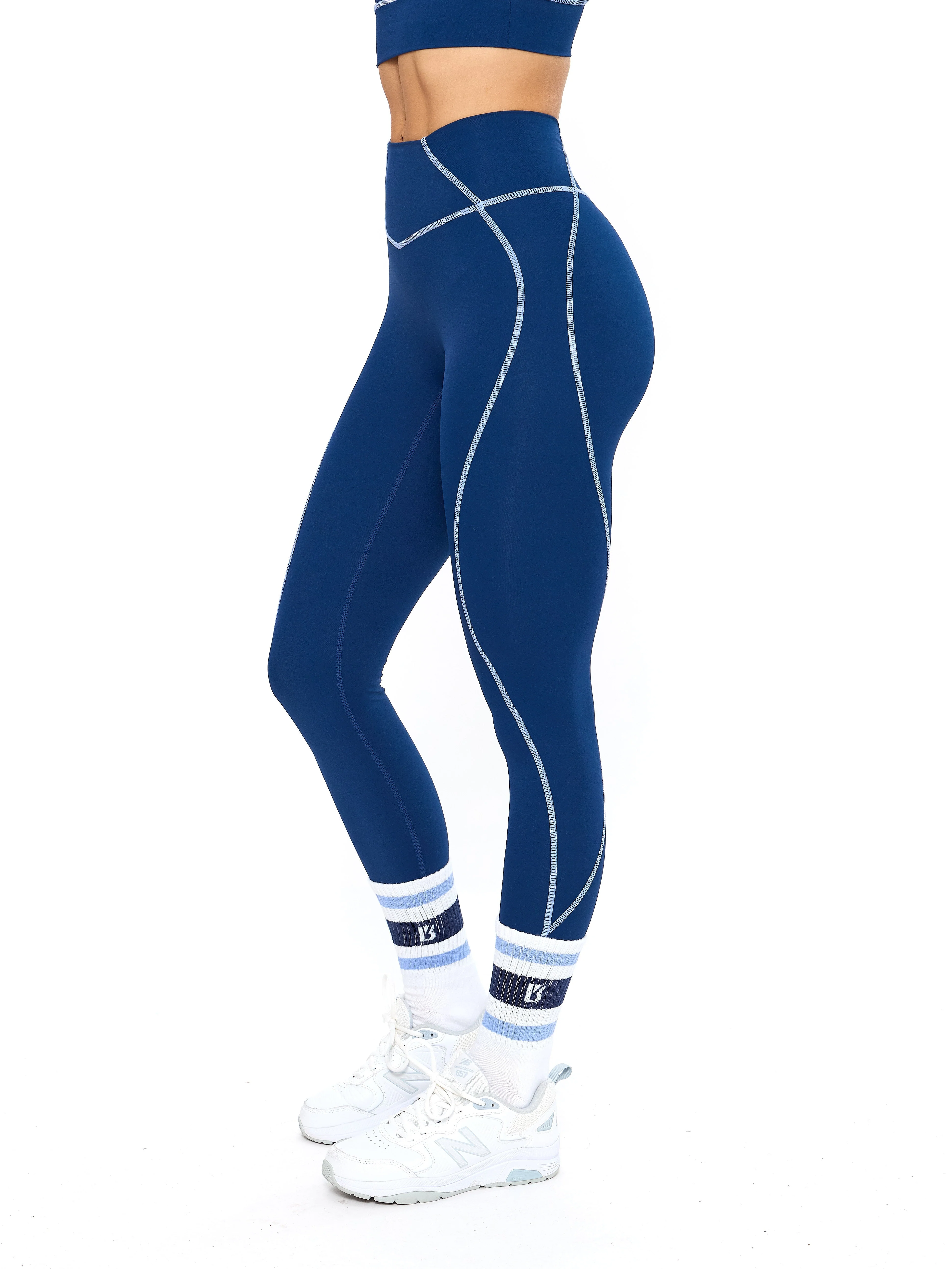 Airbrush Hourglass Legging - Indigo Shadow - Image 4