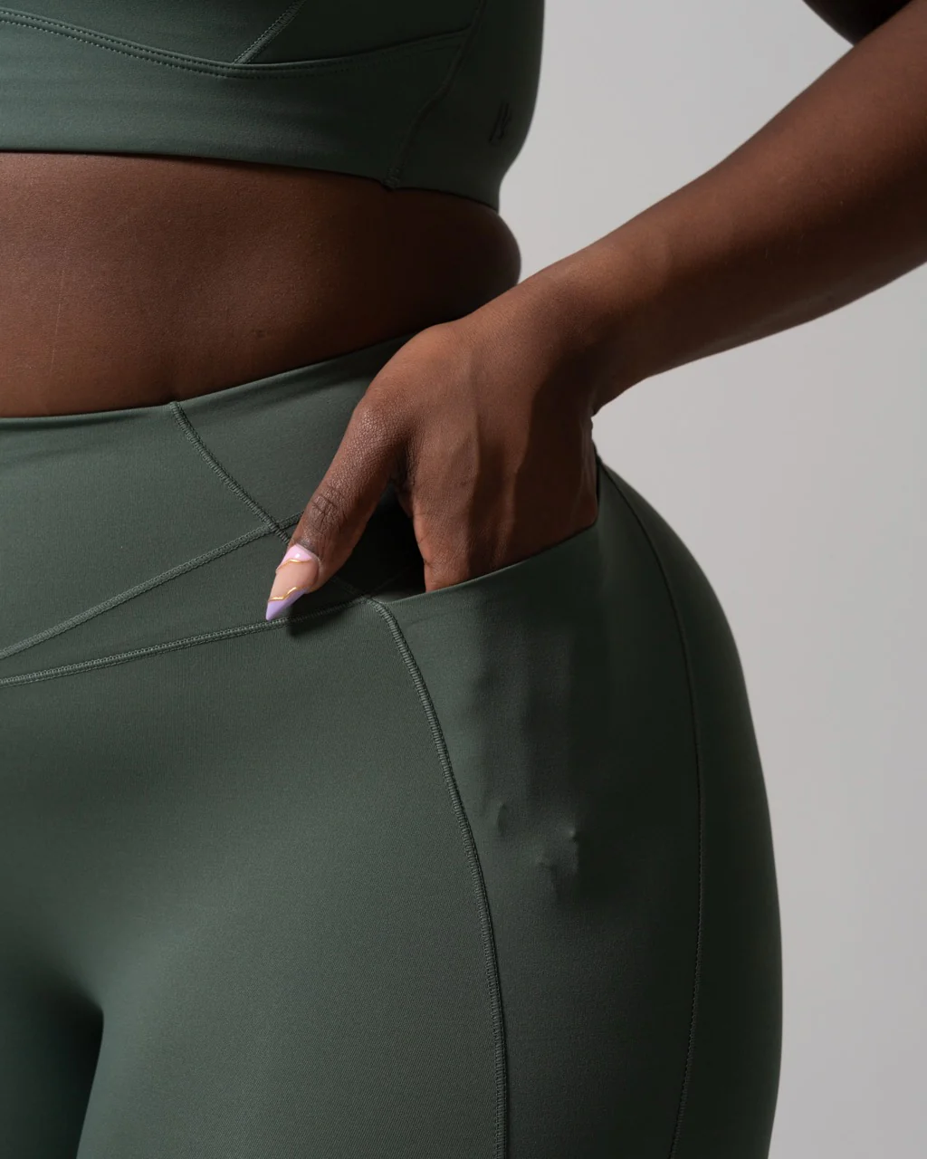 Airbrush Pocket Legging - Limon Pepino - Image 6