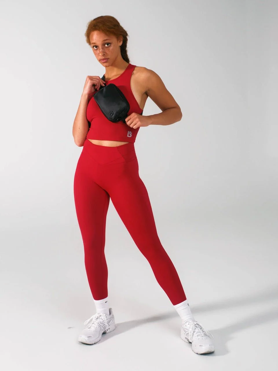 Airbrush Pocket Legging - Lipstick Red - Image 5