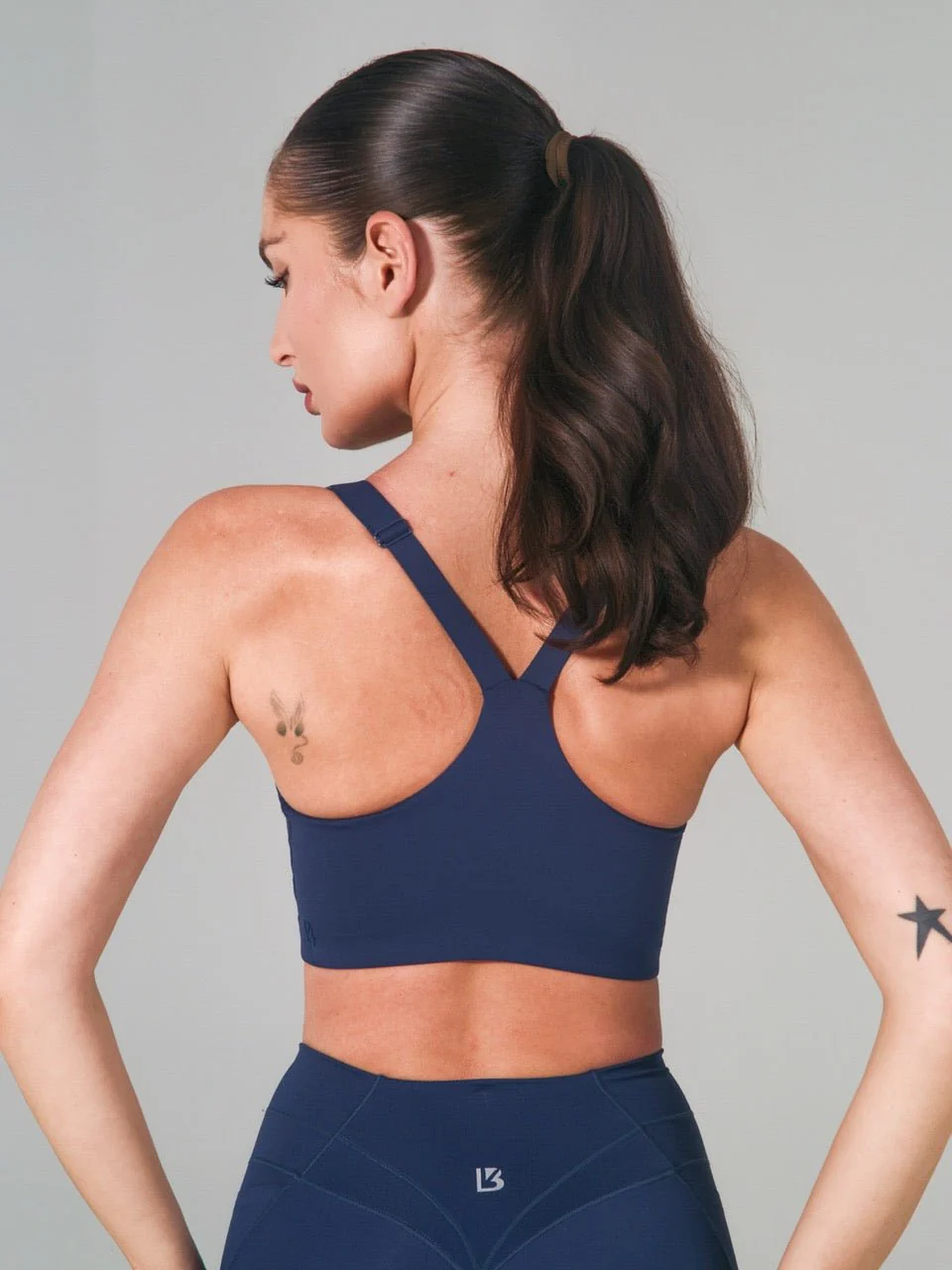 Airbrush Sports Bra - Baked Blue - Image 5