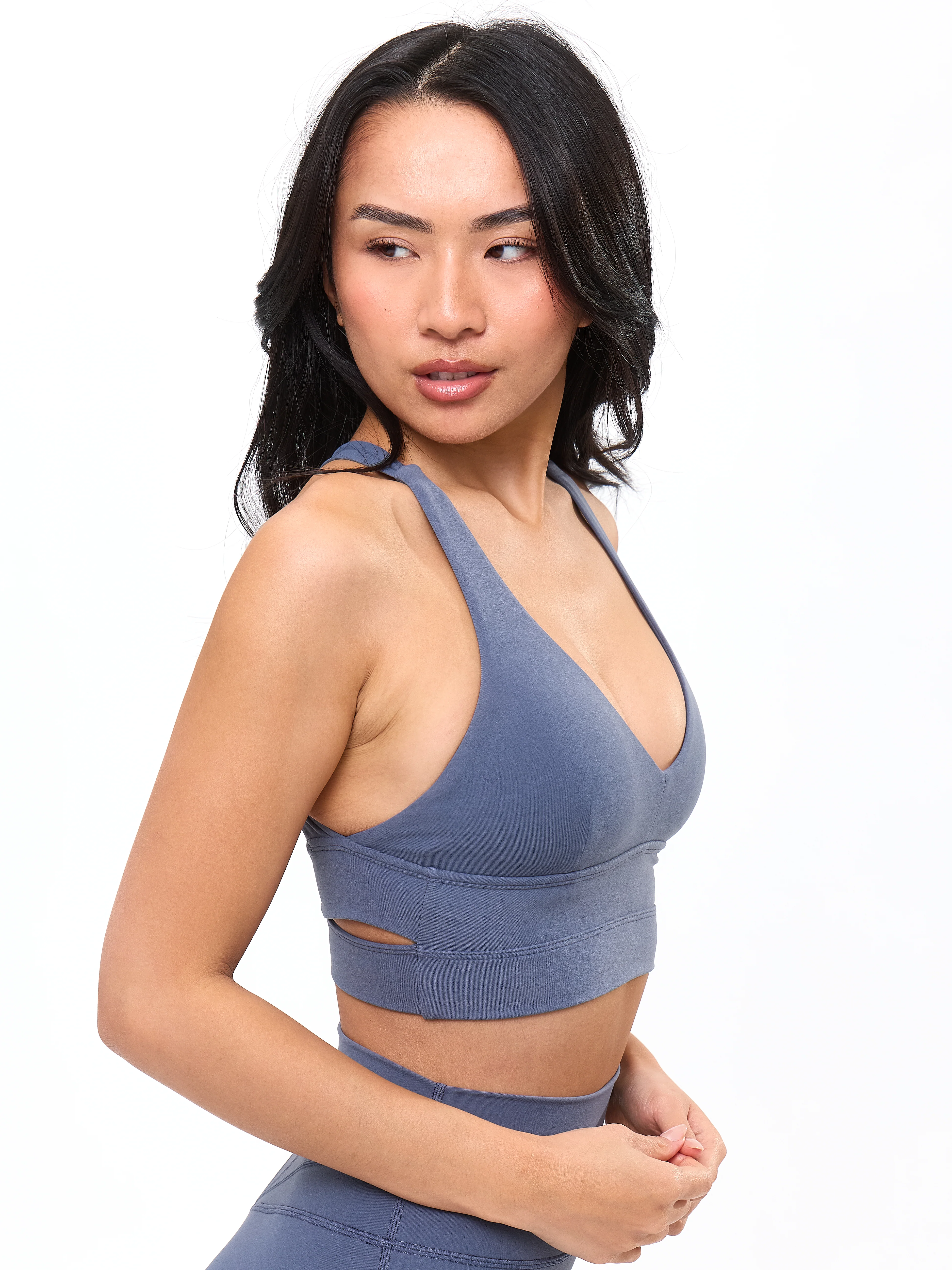 Alpha Sports Bra - Barista Blue - Image 5