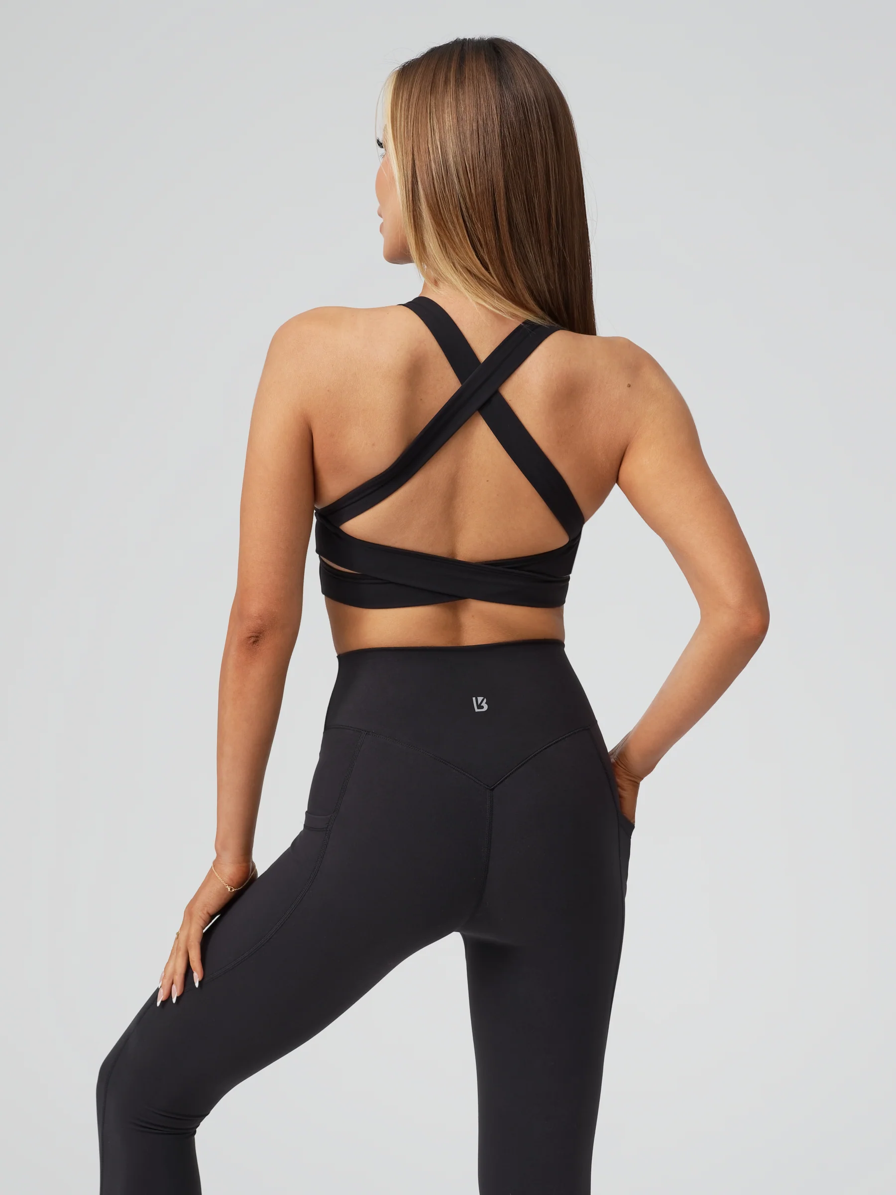 Alpha Sports Bra - Onyx Black - Image 13