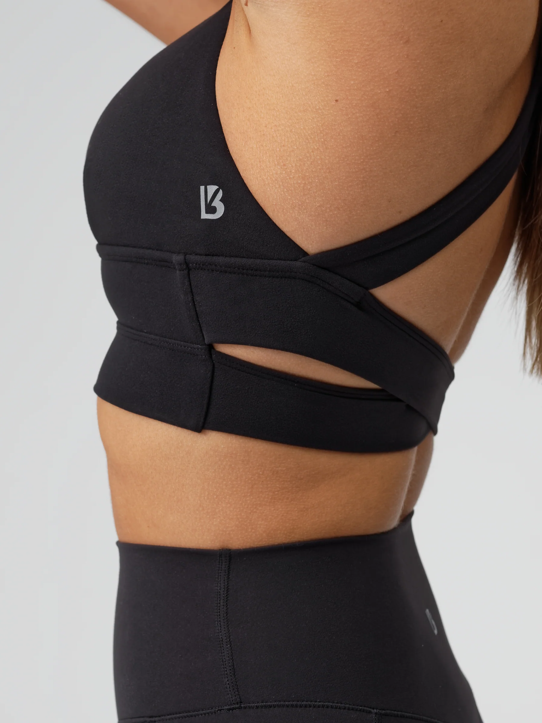 Alpha Sports Bra - Onyx Black - Image 15