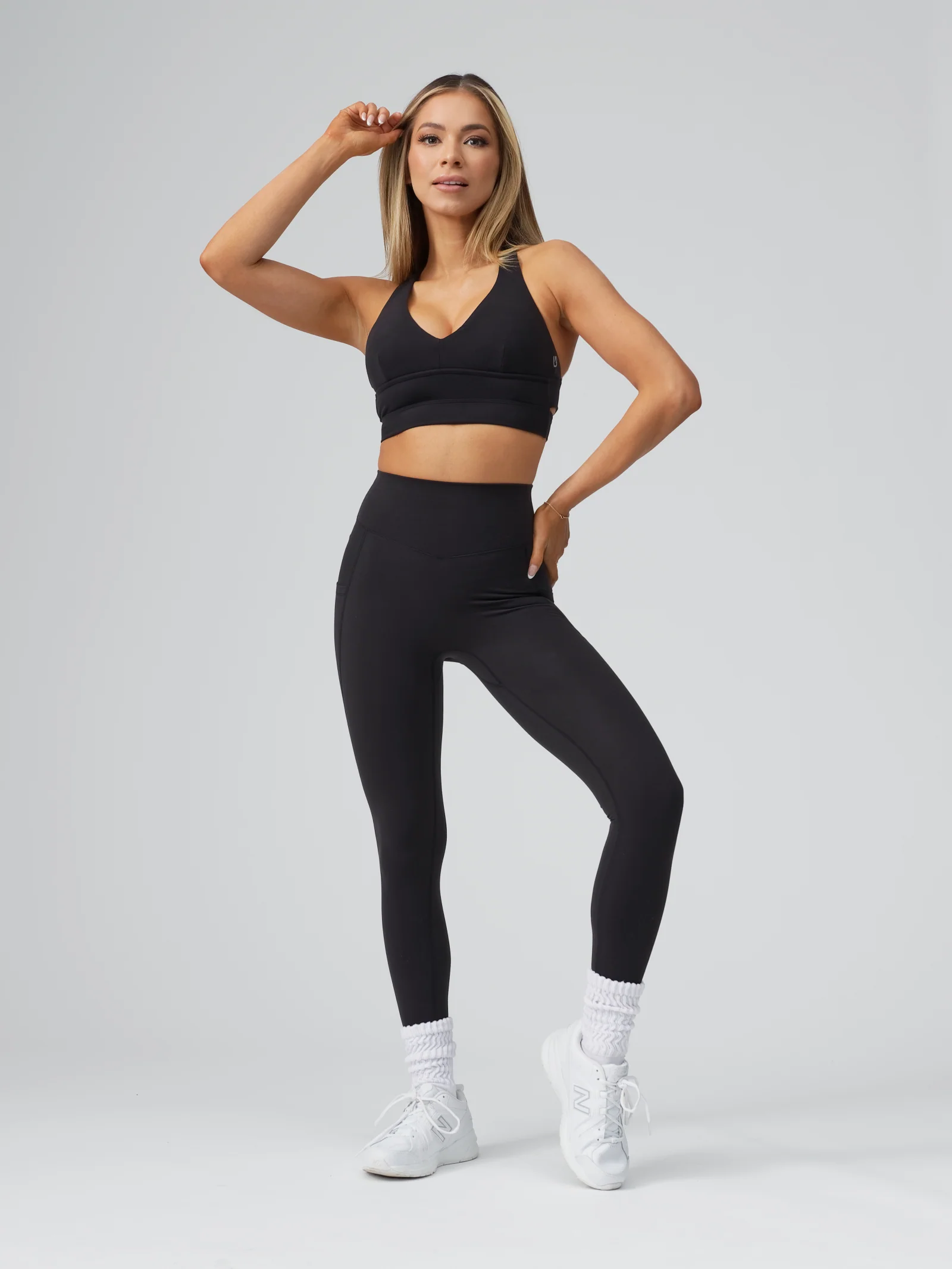 Alpha Sports Bra - Onyx Black - Image 16