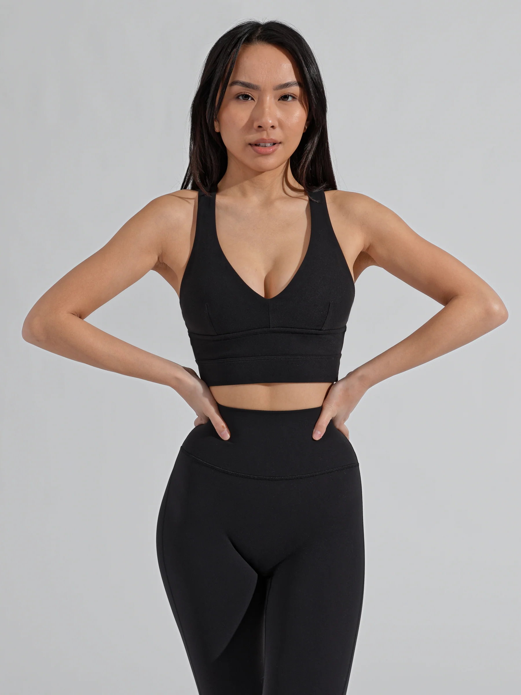 Alpha Sports Bra - Onyx Black - Image 5