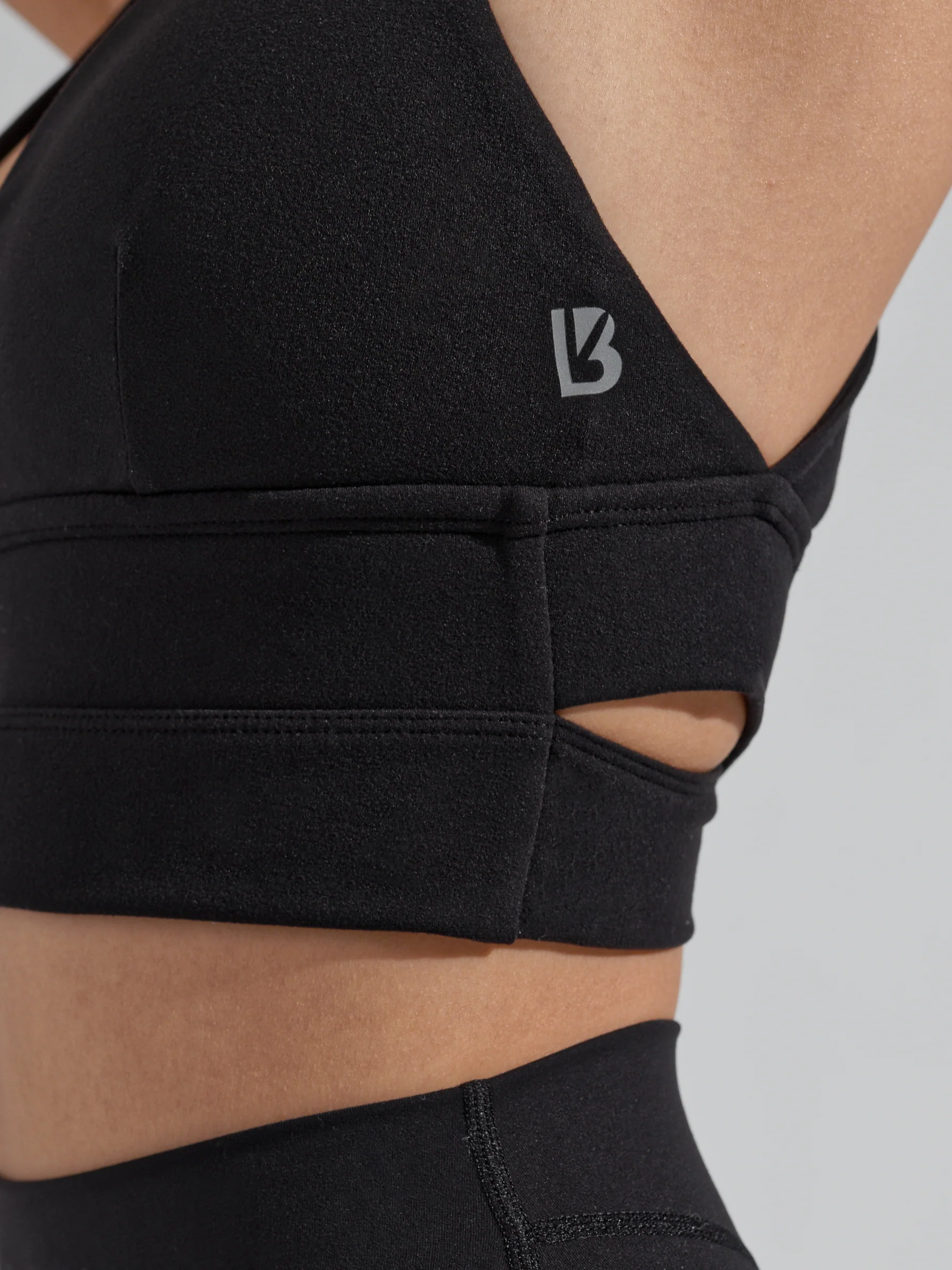 Alpha Sports Bra - Onyx Black - Image 8