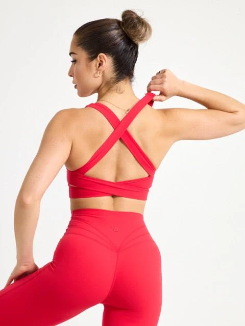 Alpha Sports Bra - Salsa Red - Image 3