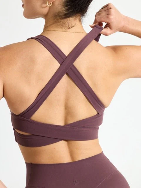 Alpha Sports Bra - Smoked Cherry - Image 3
