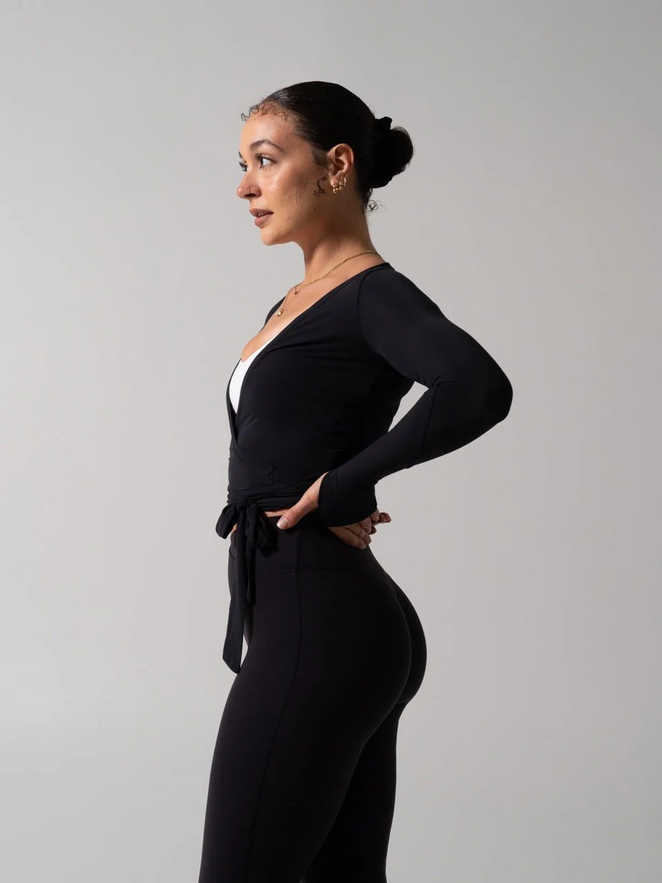Ballet Wrap - Onyx Black - Image 7