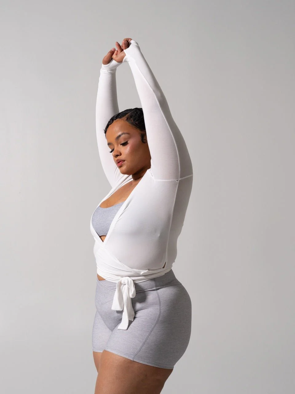 Ballet Wrap - White - Image 3