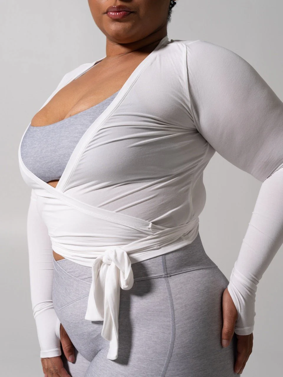 Ballet Wrap - White - Image 5