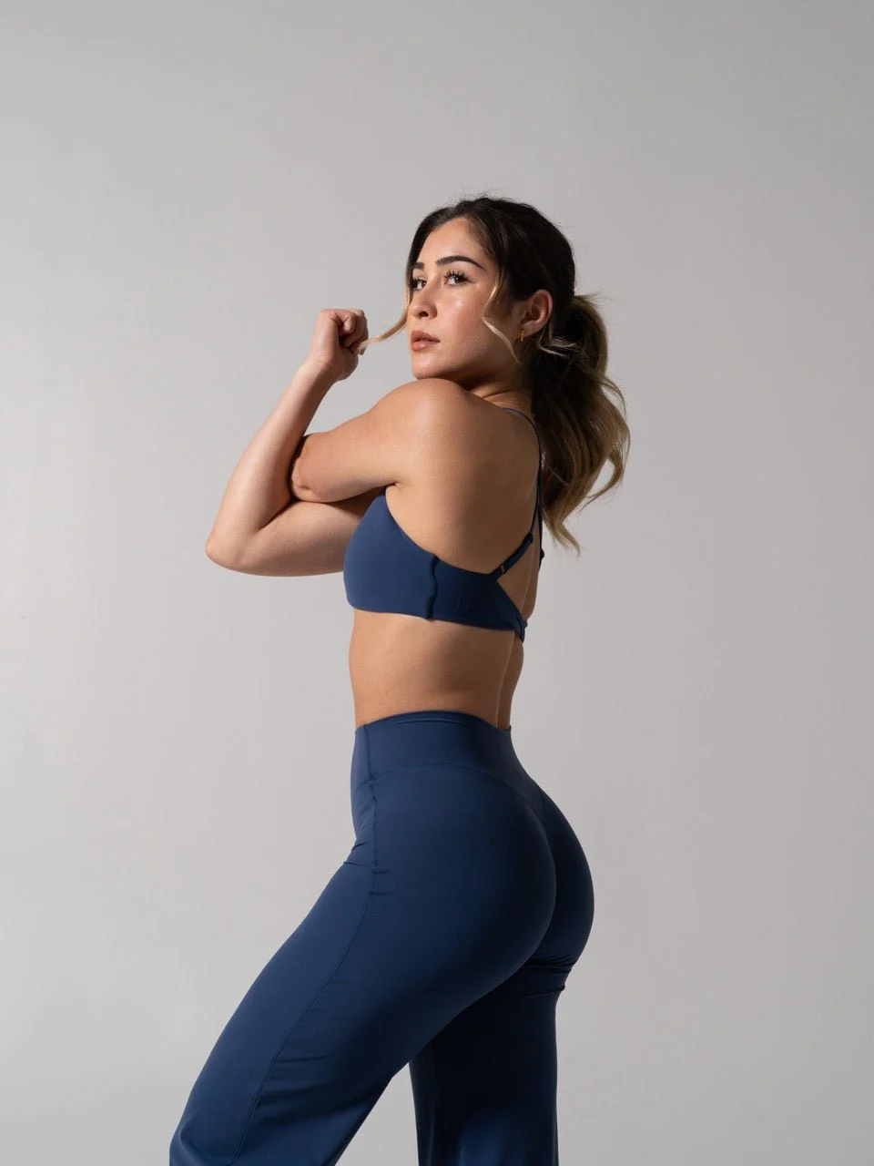 Barre Sports Bra - Baked Blue - Image 5