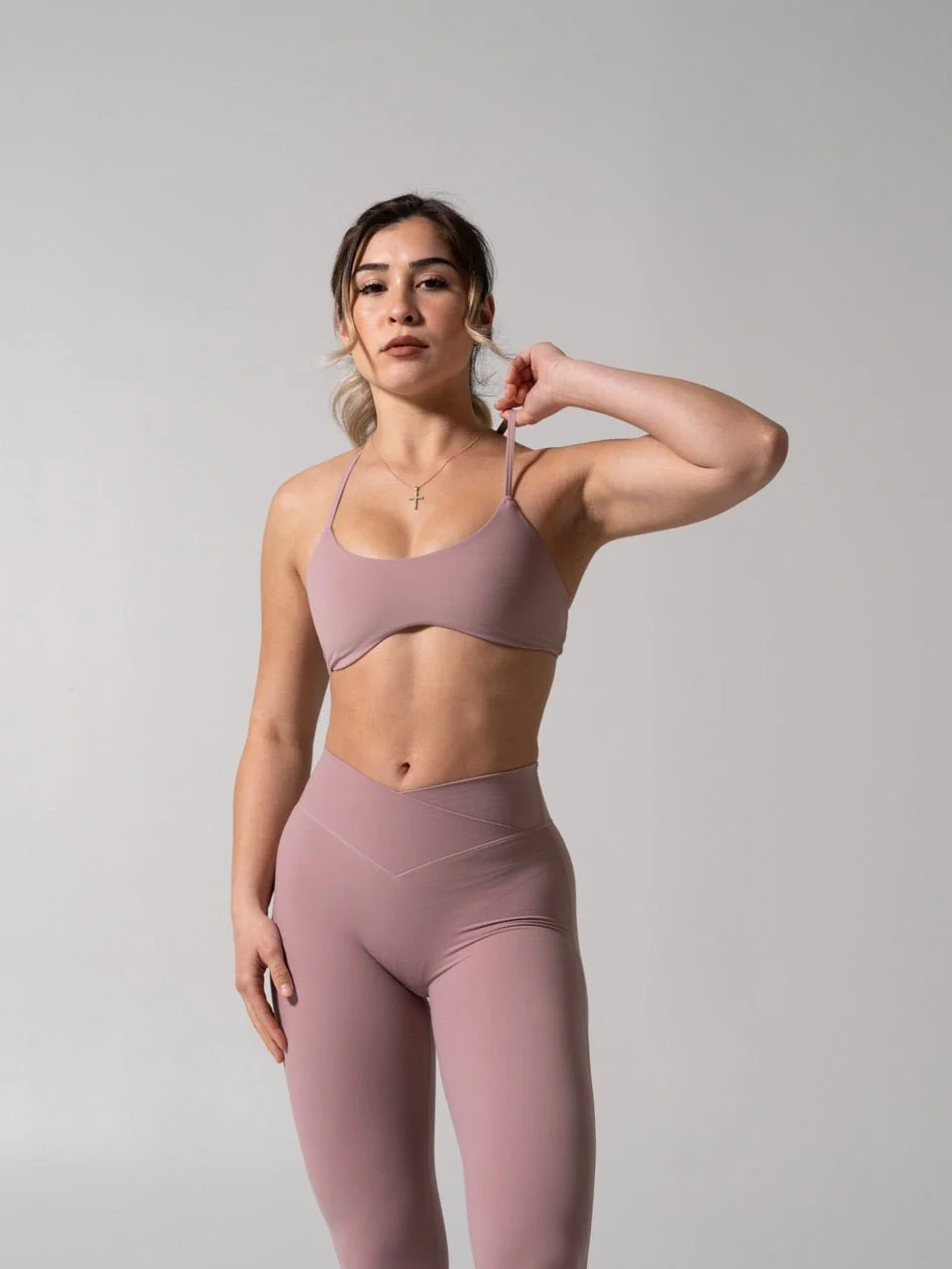 Barre Sports Bra - Rose Water - Image 6