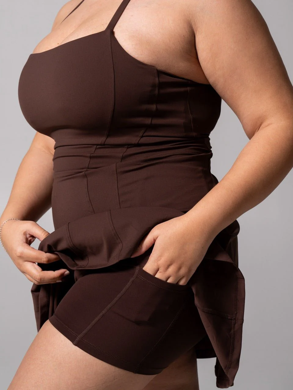 Bend and Snap Dress - Espresso - Image 5
