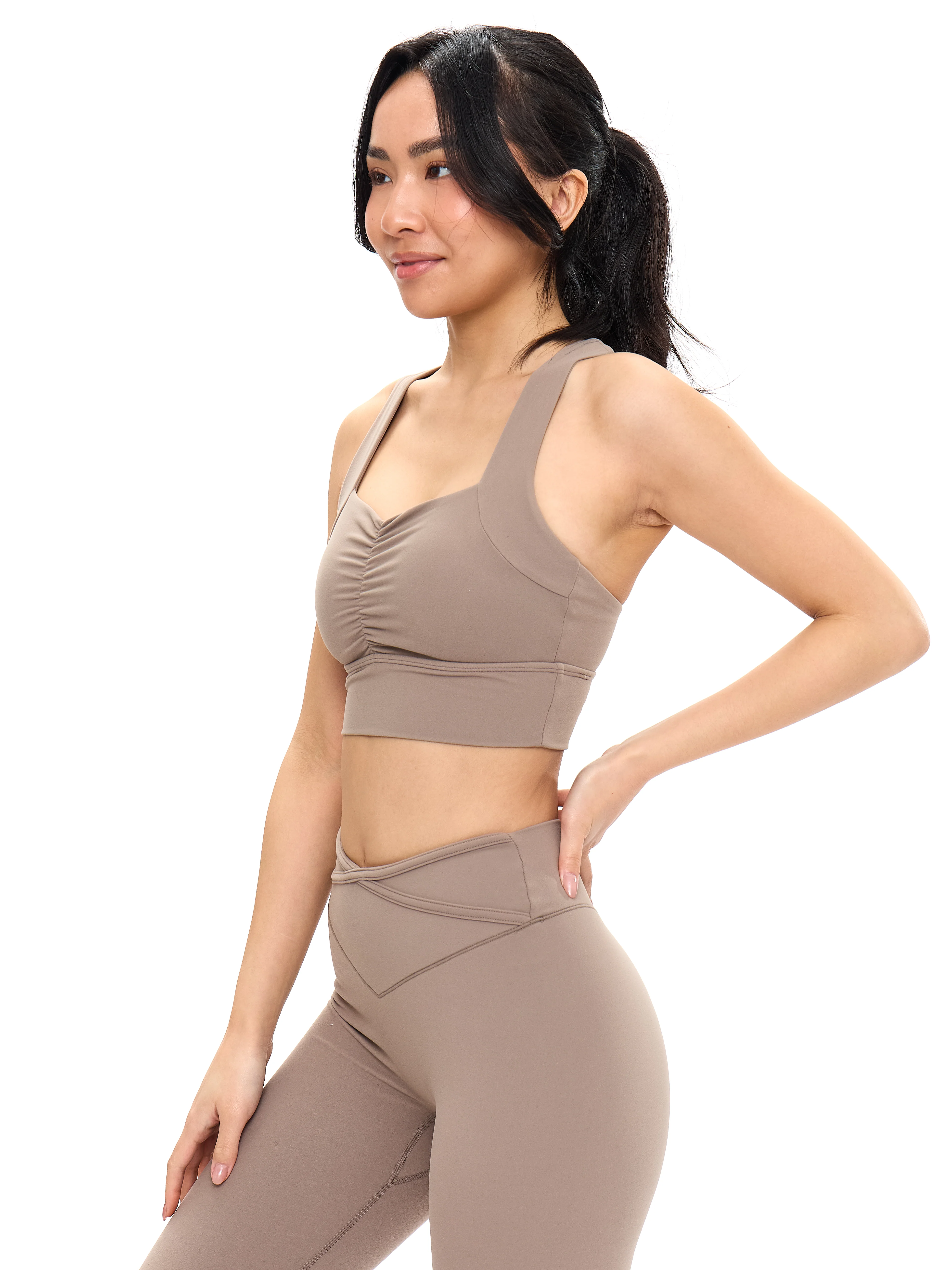 Bloom Sports Bra - Chai Latte - Image 2