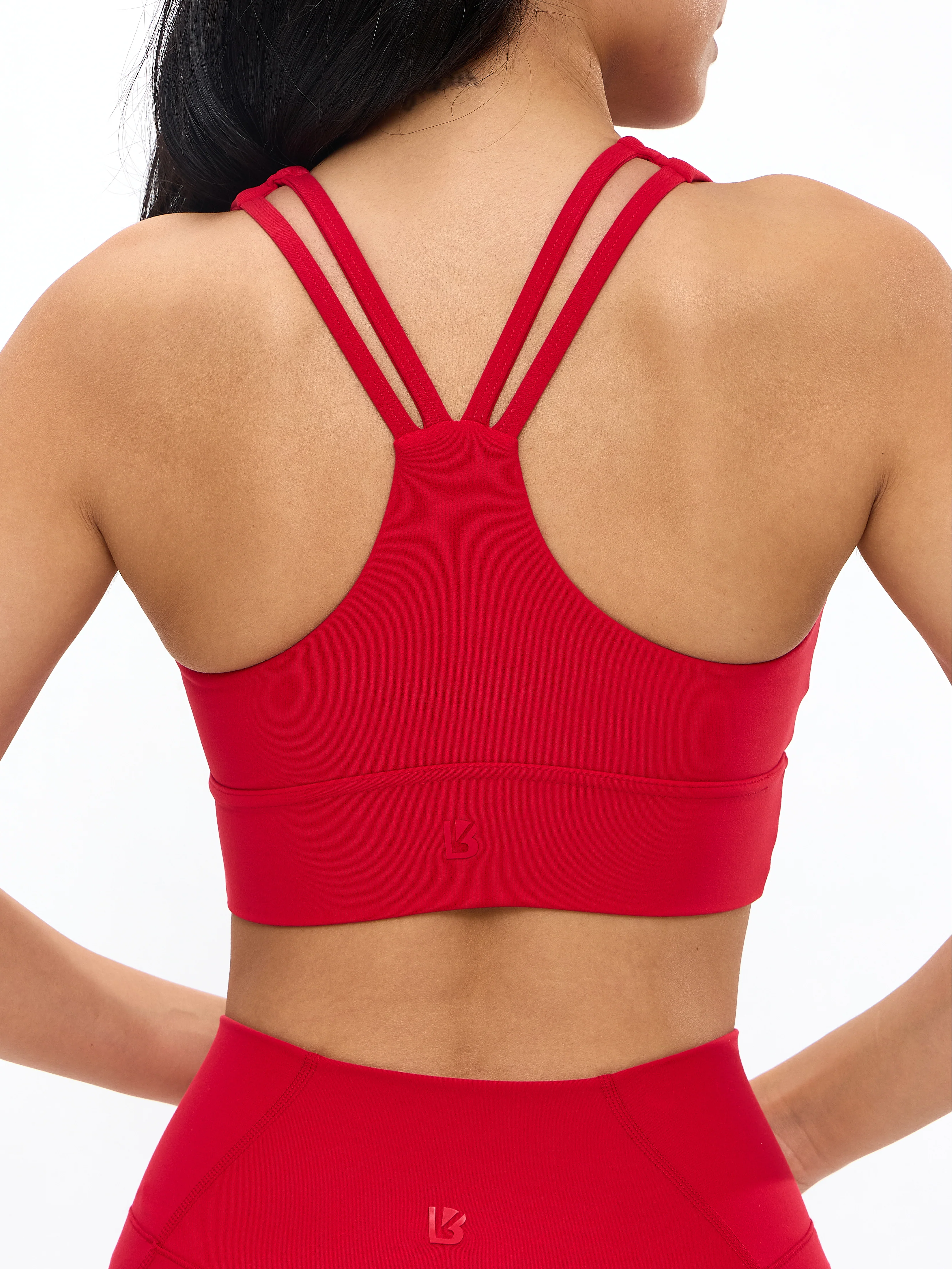 Bloom Sports Bra - Lipstick Red - Image 3