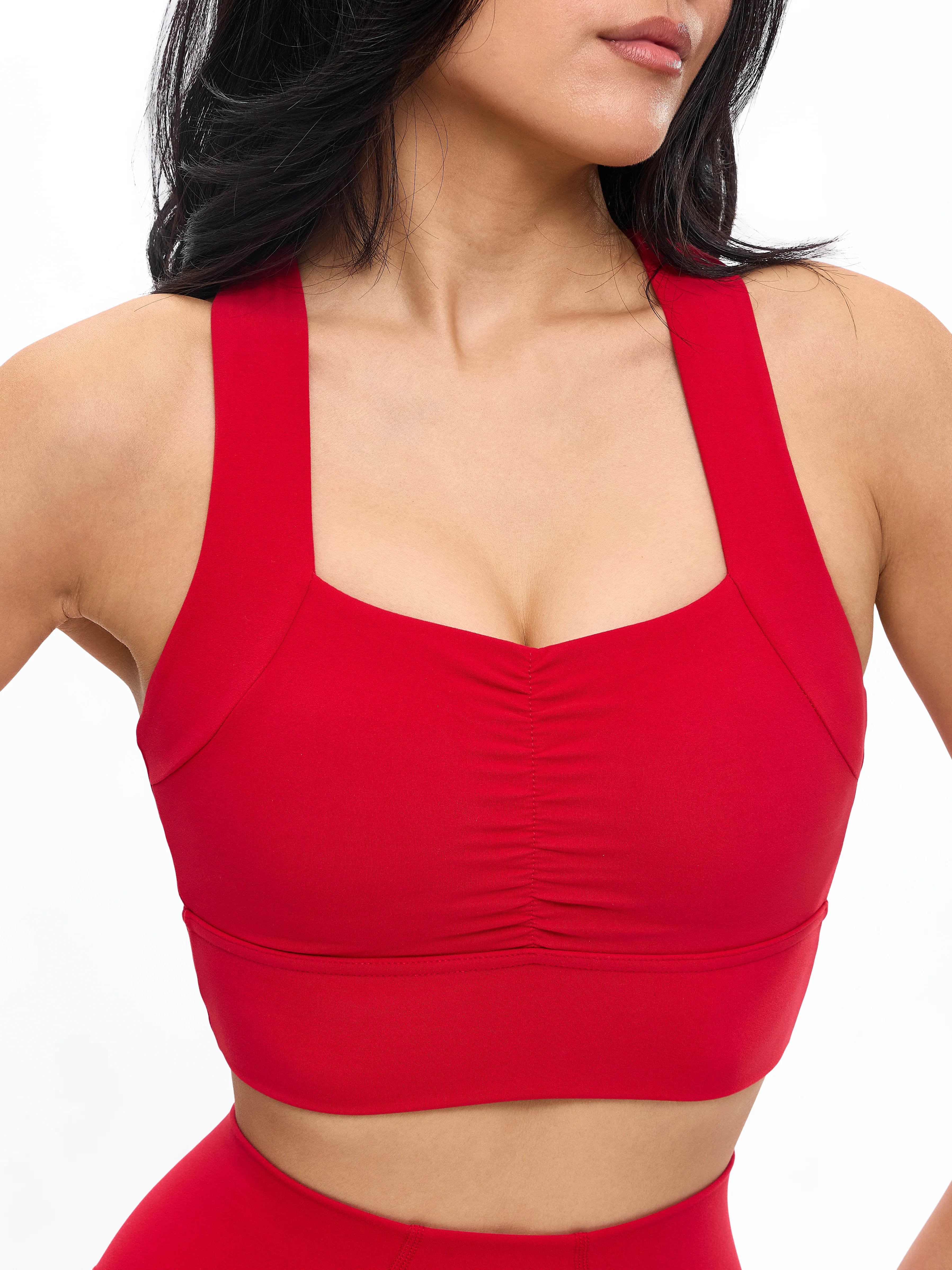 Bloom Sports Bra - Lipstick Red - Image 5