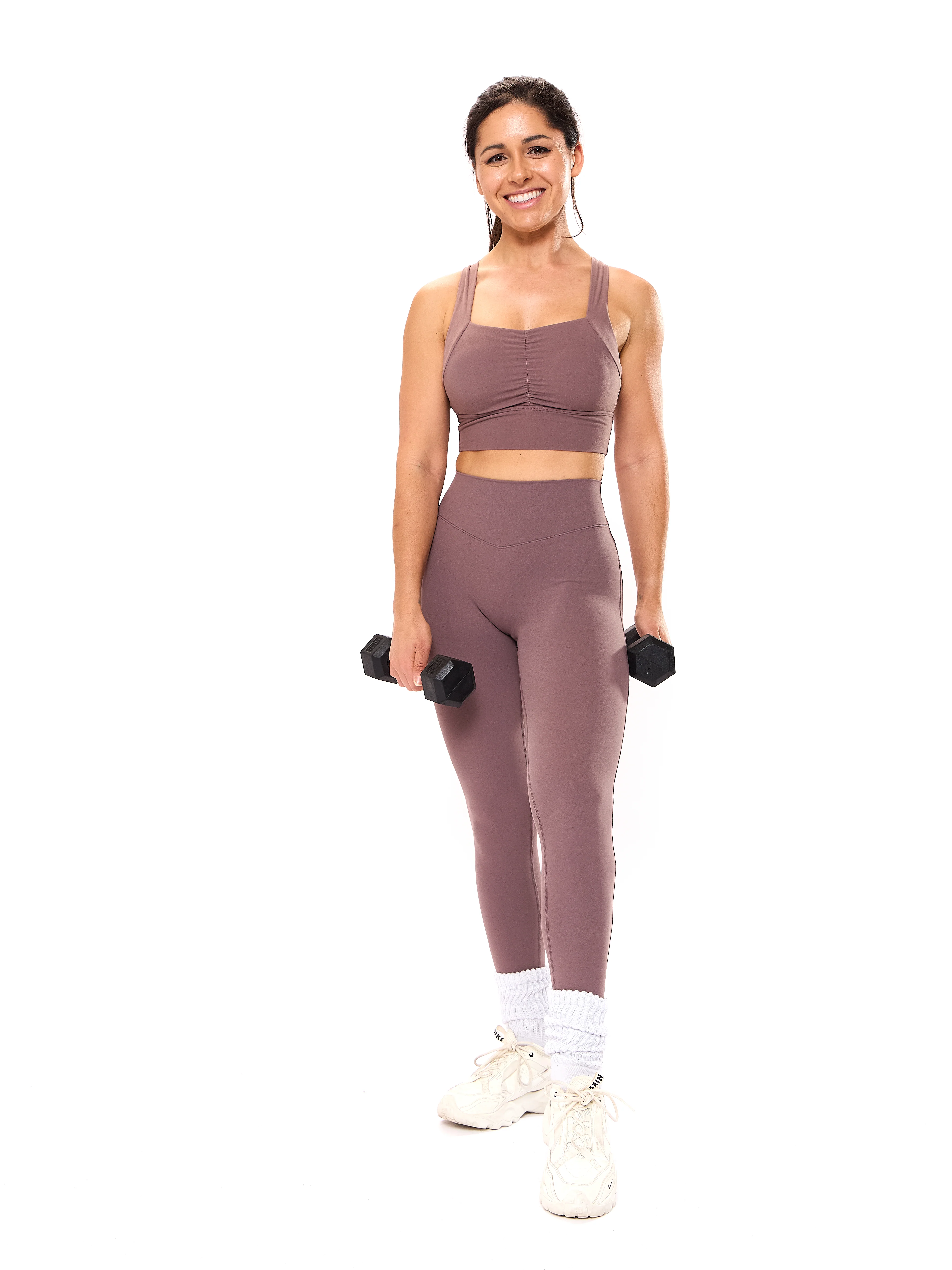 Bloom Sports Bra - Mocha Berry - Image 5