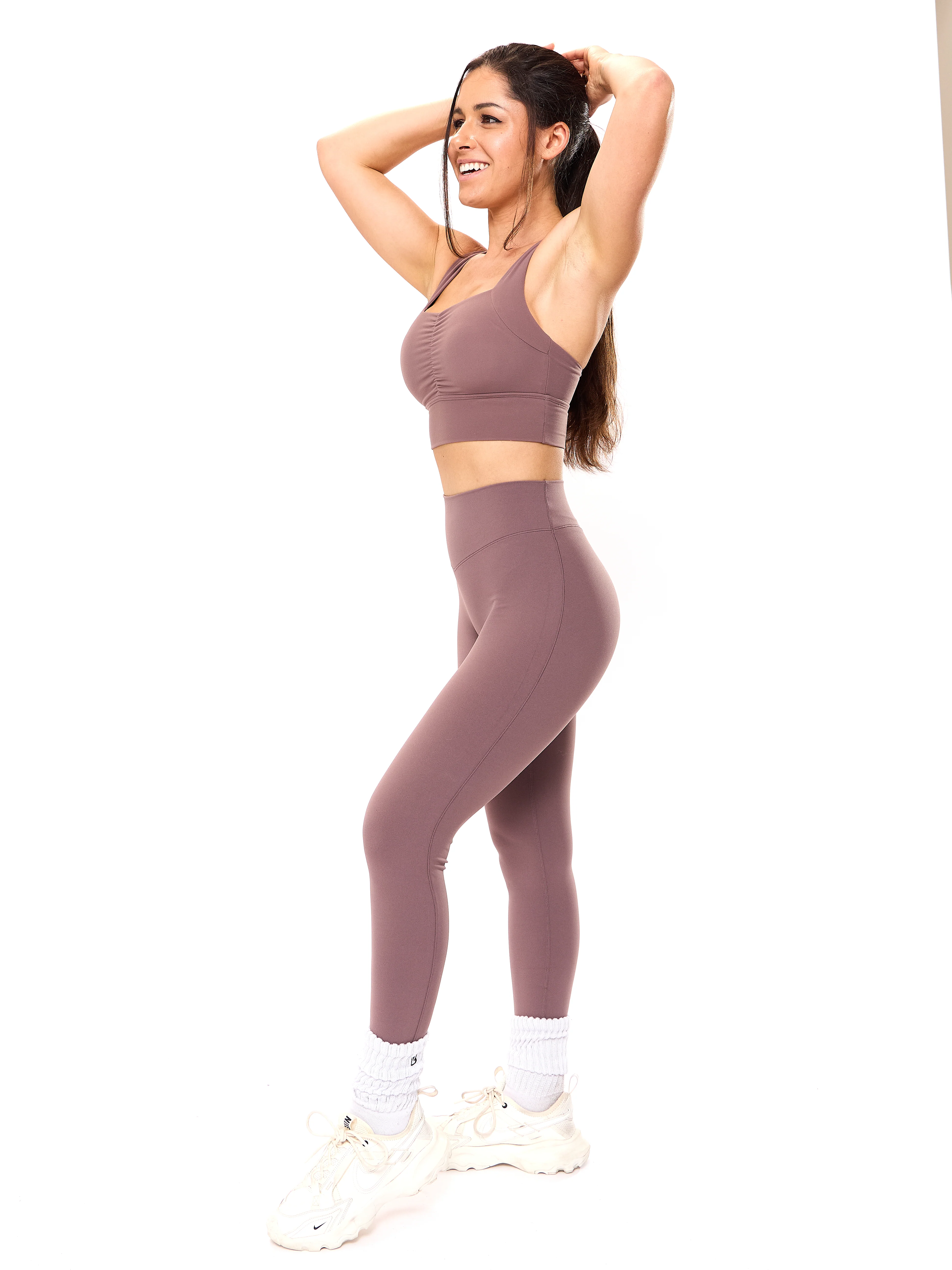 Bloom Sports Bra - Mocha Berry - Image 6