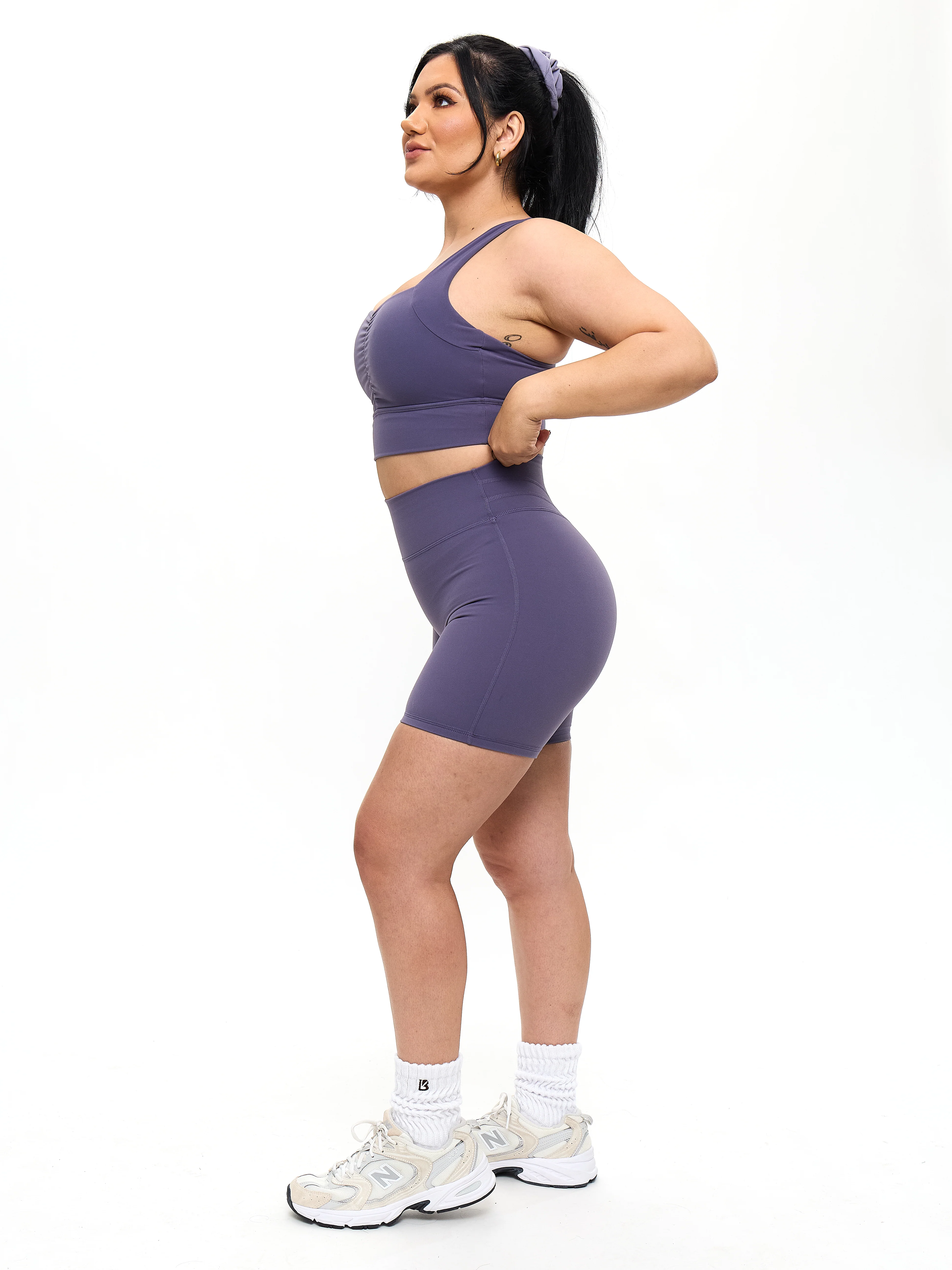 Bloom Sports Bra - Shadow Berry - Image 3