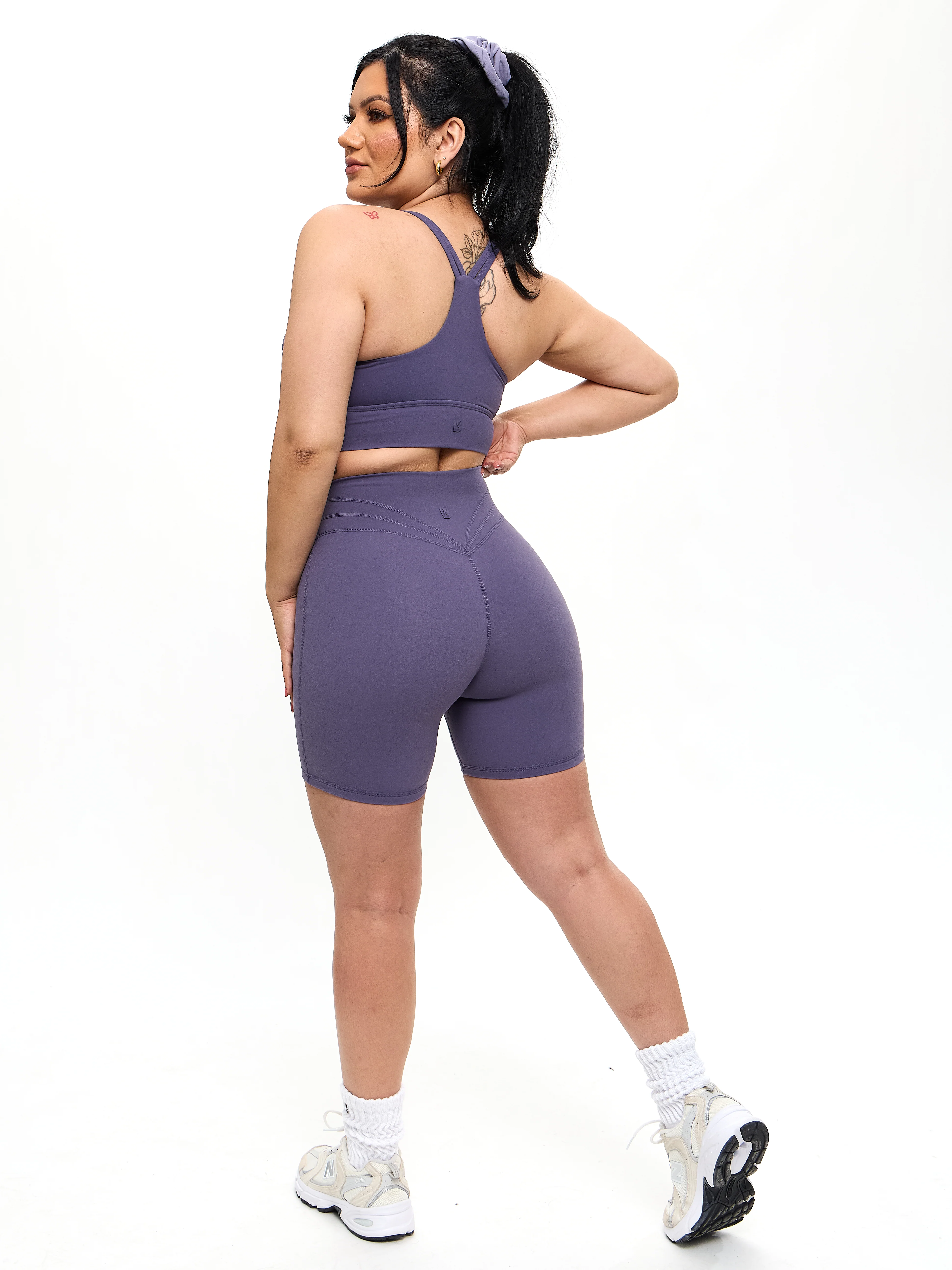 Bloom Sports Bra - Shadow Berry - Image 5