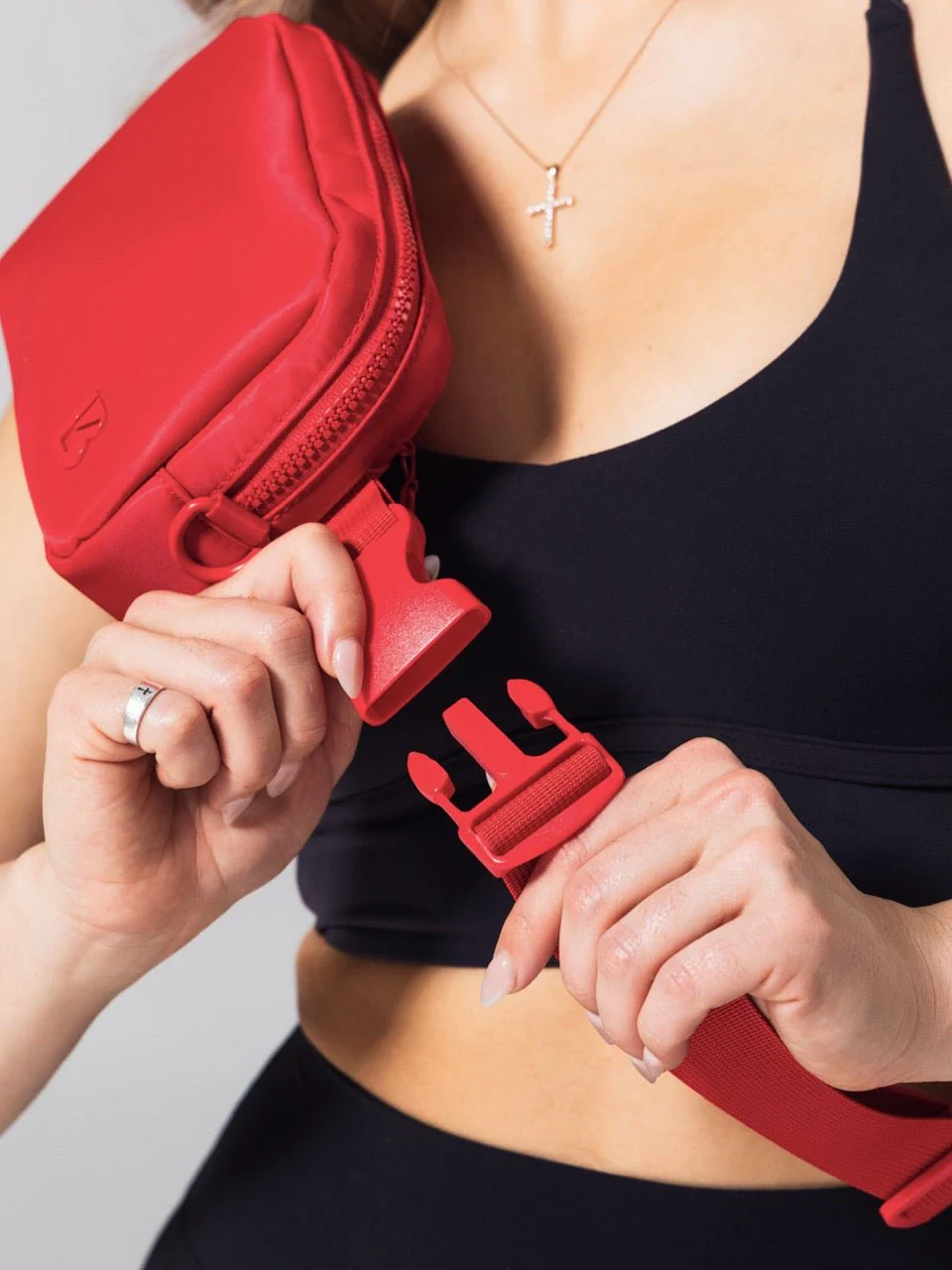 Breakthrough Belt Bag - Lipstick Red - Image 4