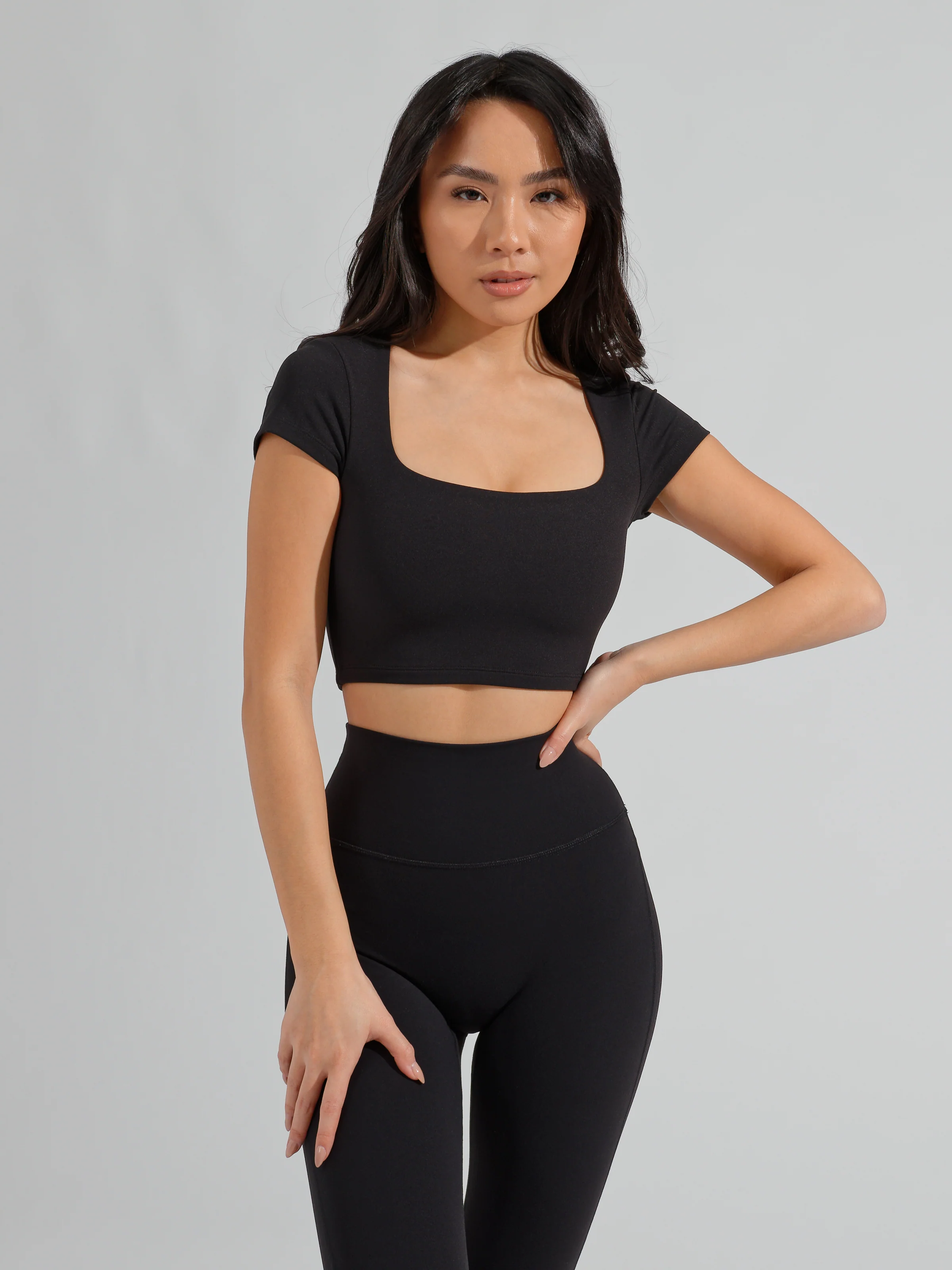 Butter Crop Top - Onyx Black - Image 4