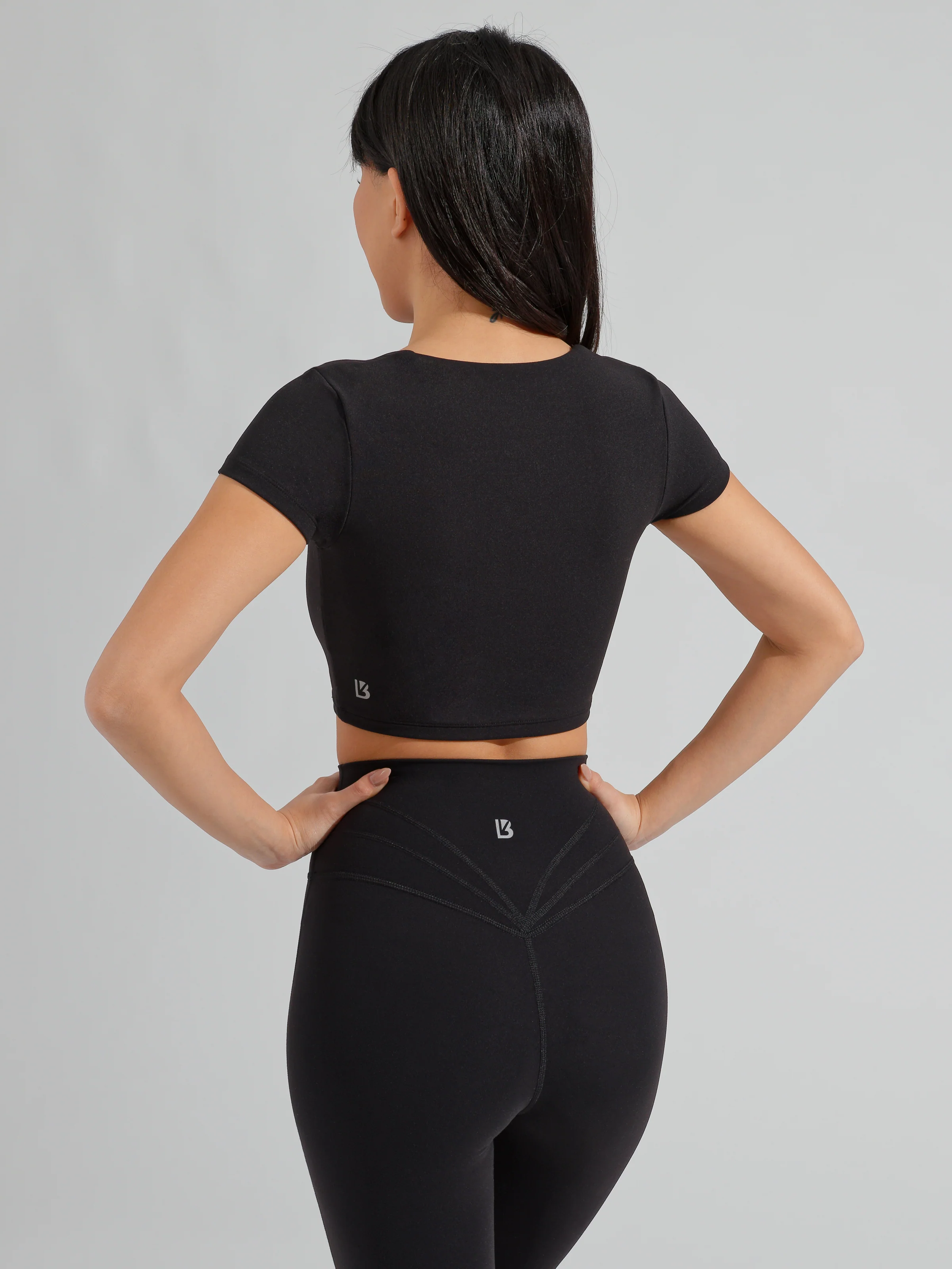 Butter Crop Top - Onyx Black - Image 6