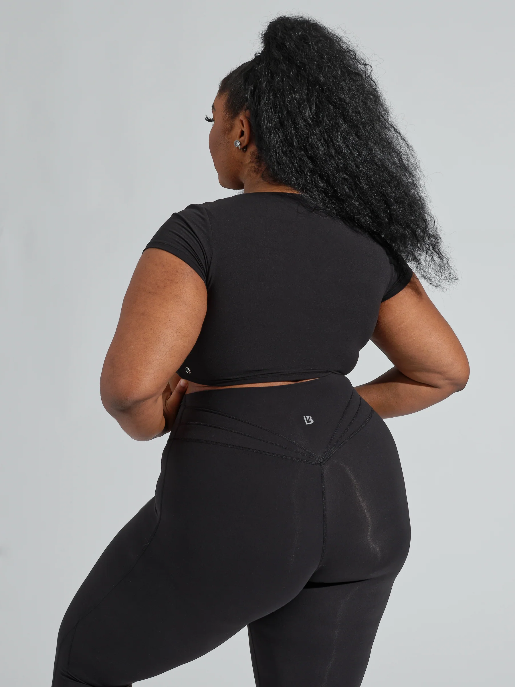 Butter Crop Top - Onyx Black - Image 8