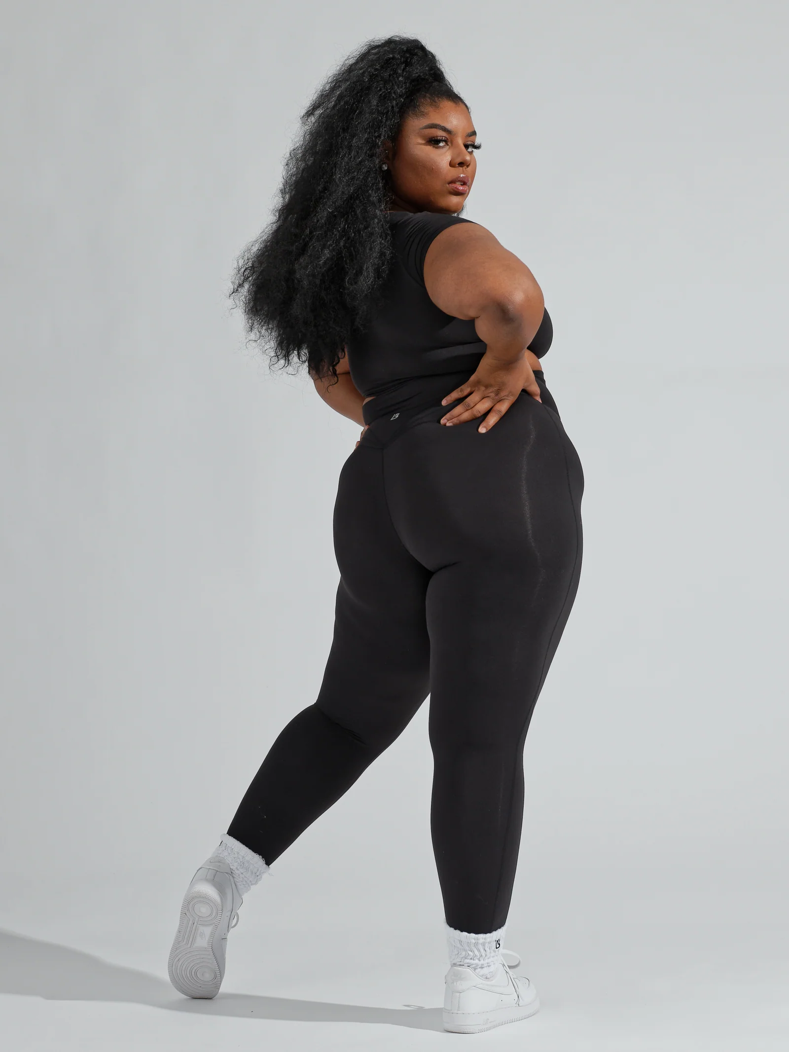Butter Crop Top - Onyx Black - Image 9