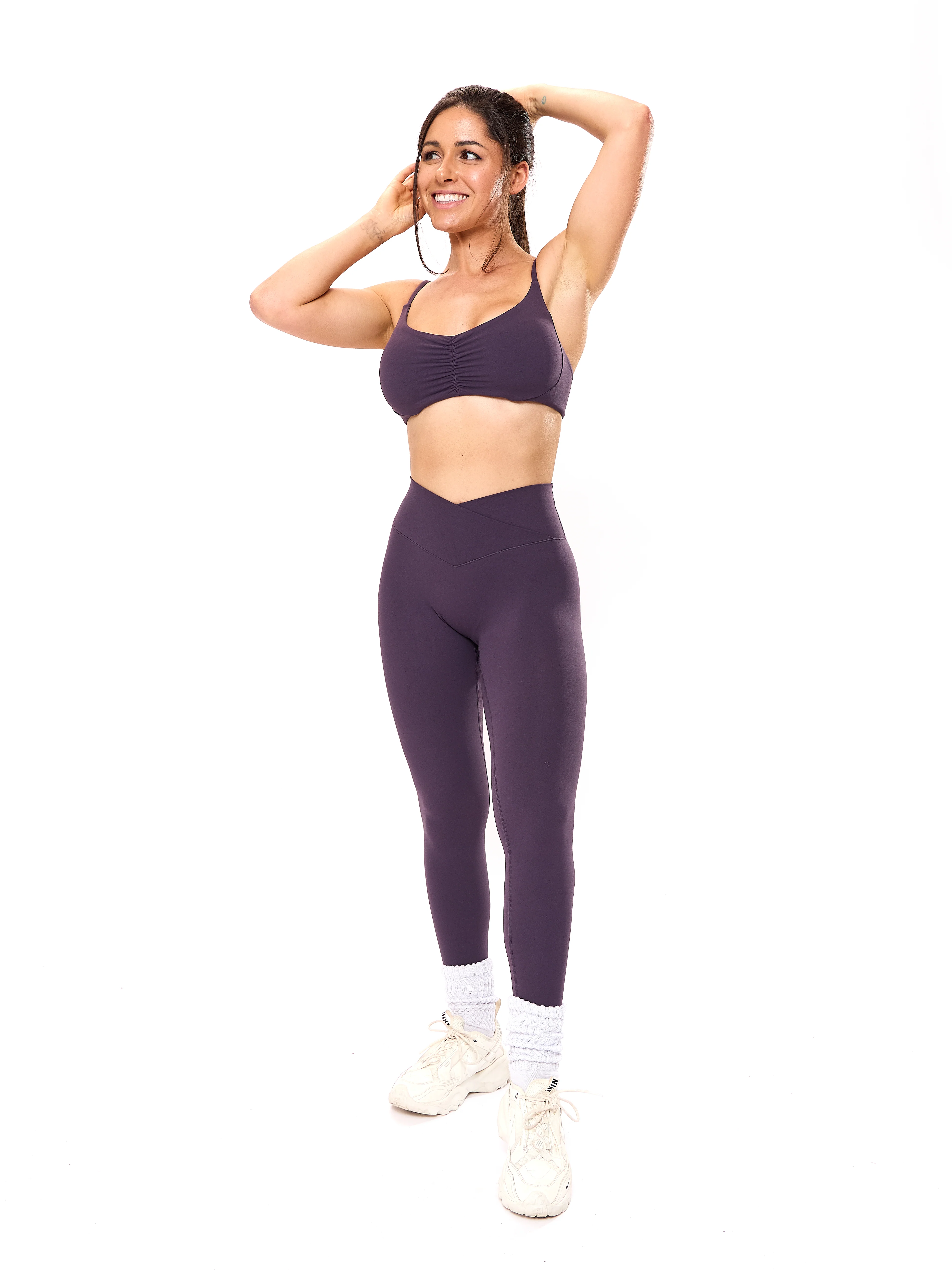 Buttercup Sports Bra - Purple Shadow - Image 4