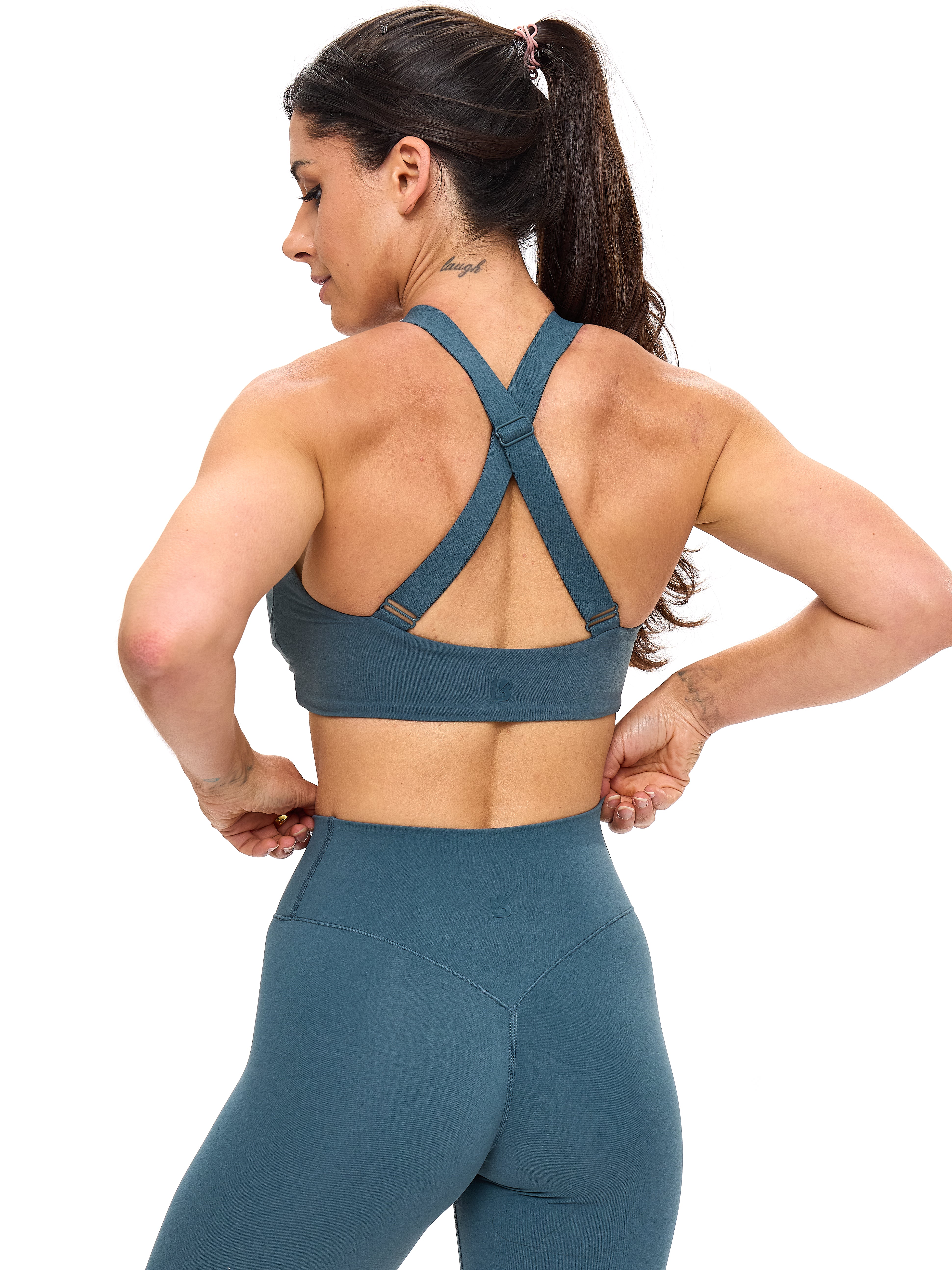 Candy Crew Sports Bra - Enchanted Teal - Image 4