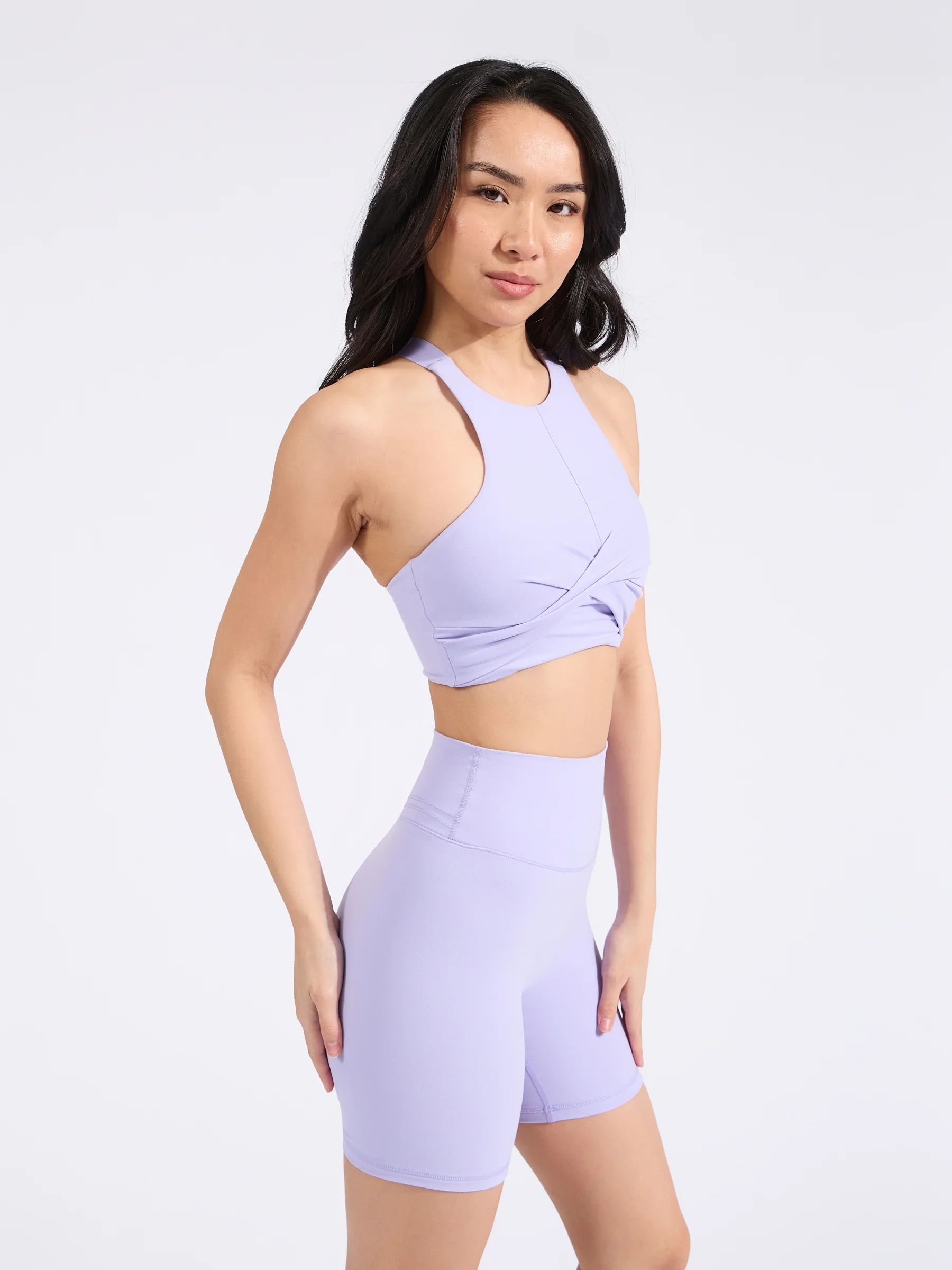 Candy Crew Sports Bra - Lavender Haze - Image 3