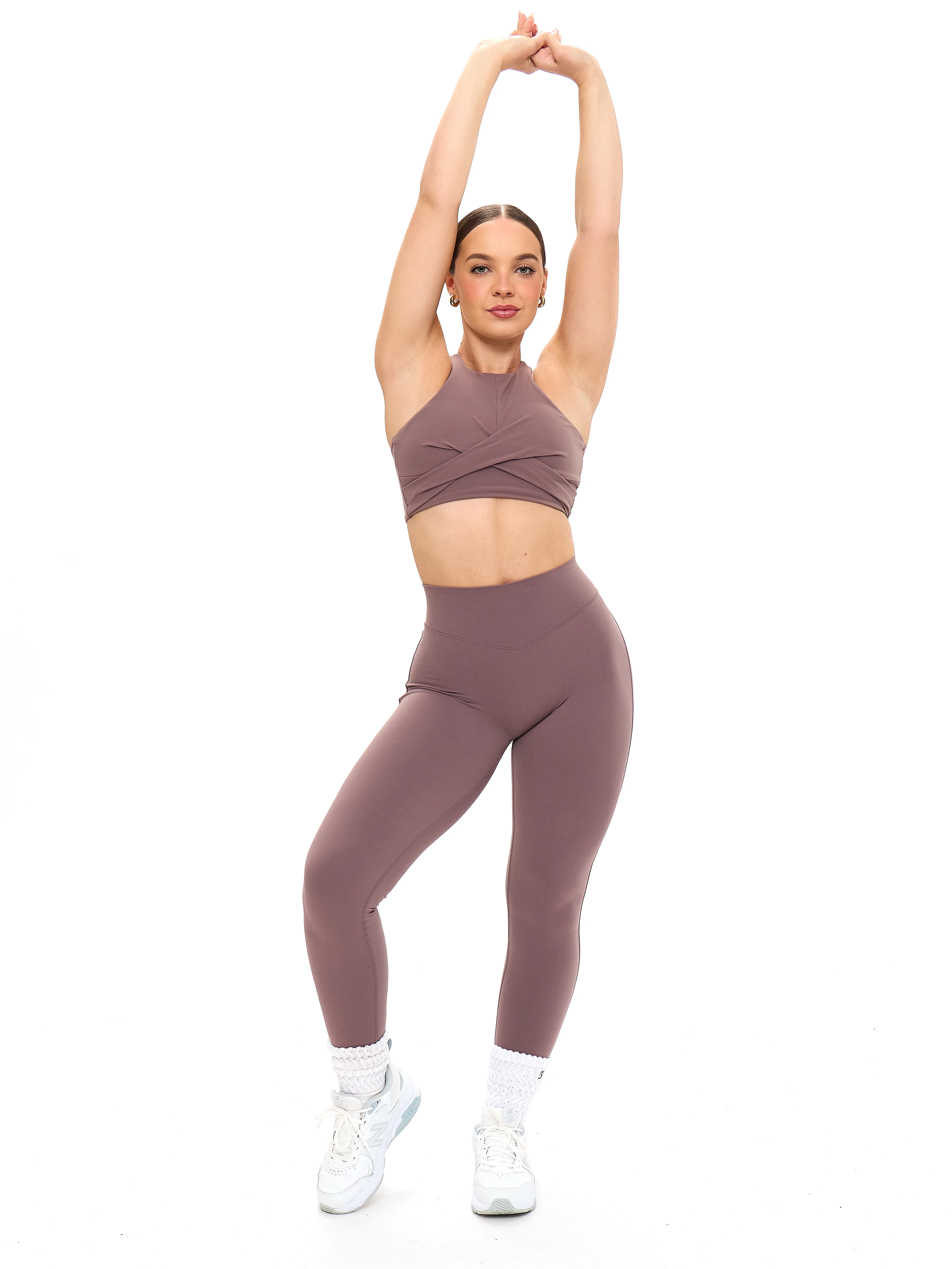 Candy Crew Sports Bra - Mocha Berry - Image 3