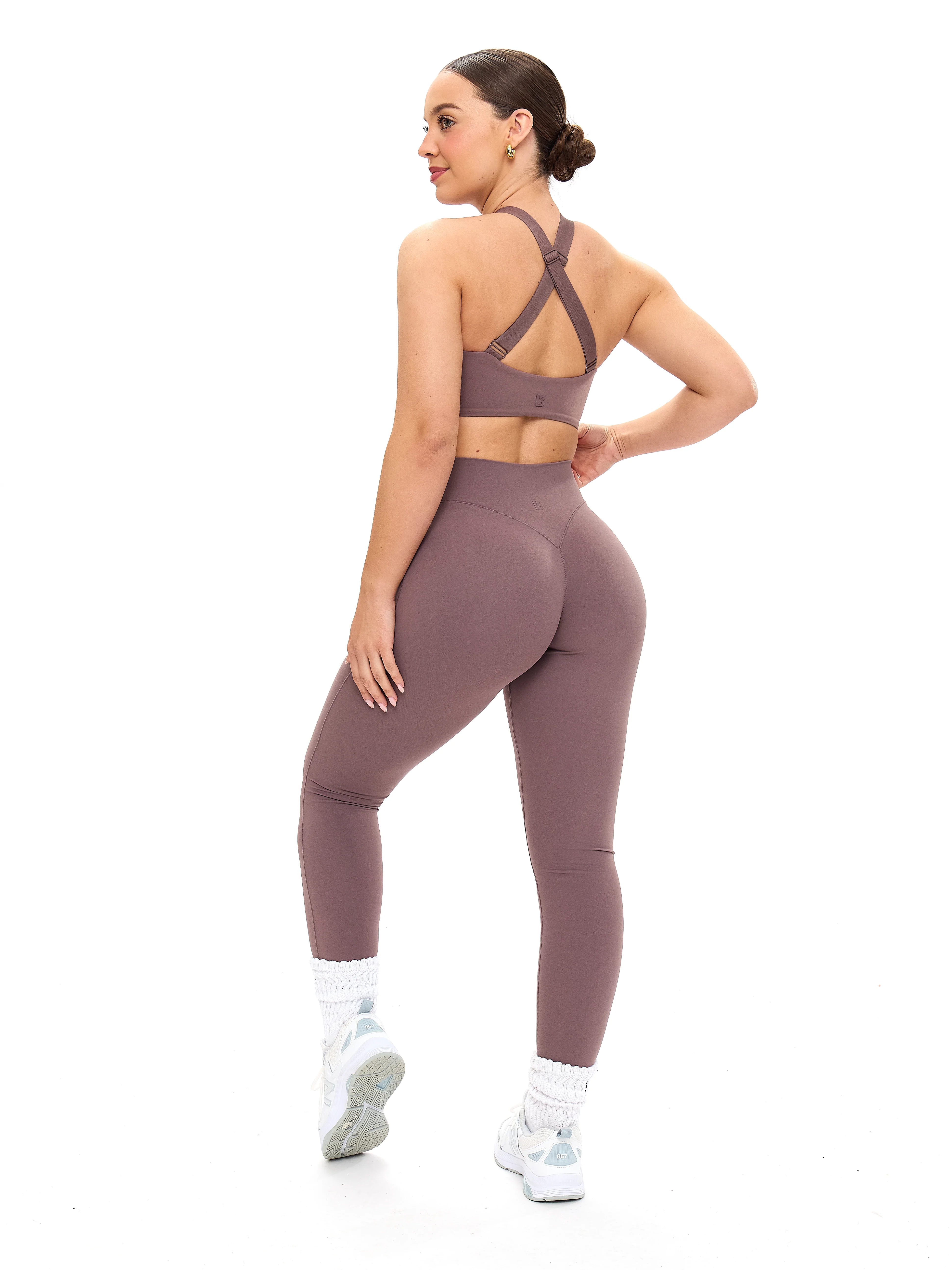 Candy Crew Sports Bra - Mocha Berry - Image 5
