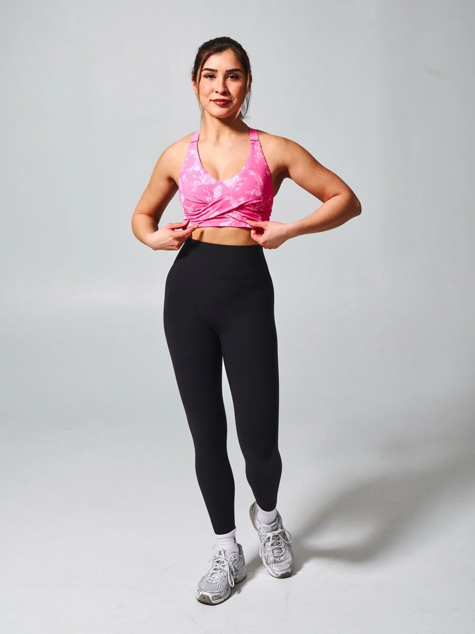Candy Wrap Sports Bra - Essential Print - Image 2