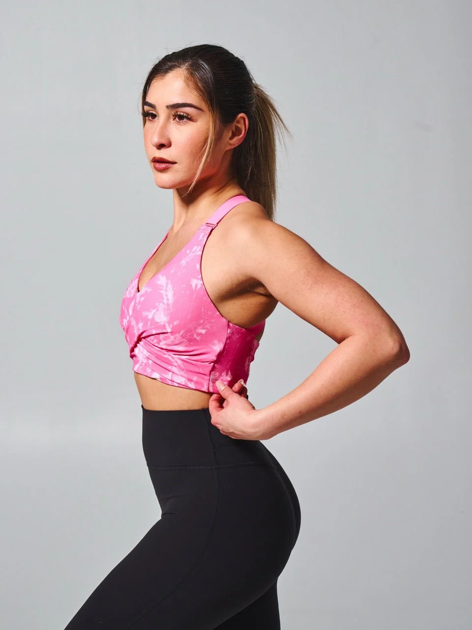 Candy Wrap Sports Bra - Essential Print - Image 3