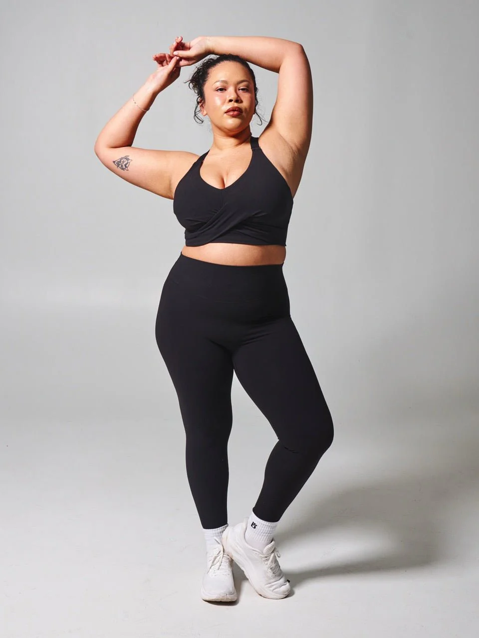 Candy Wrap Sports Bra - Onyx Black - Image 3