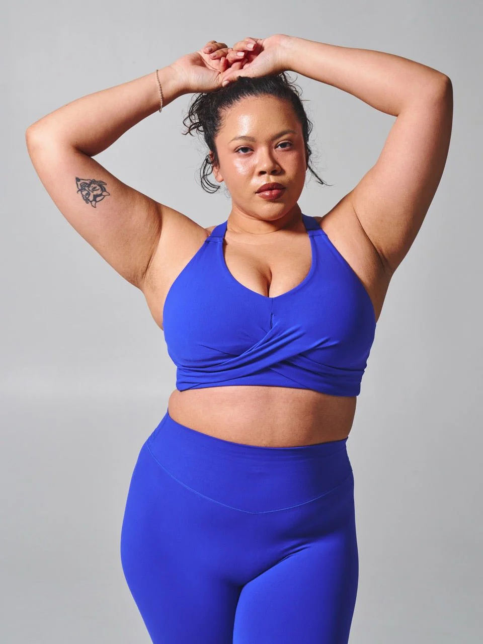 Candy Wrap Sports Bra - Rio Blue - Image 2