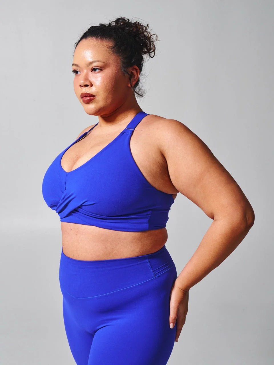 Candy Wrap Sports Bra - Rio Blue - Image 3